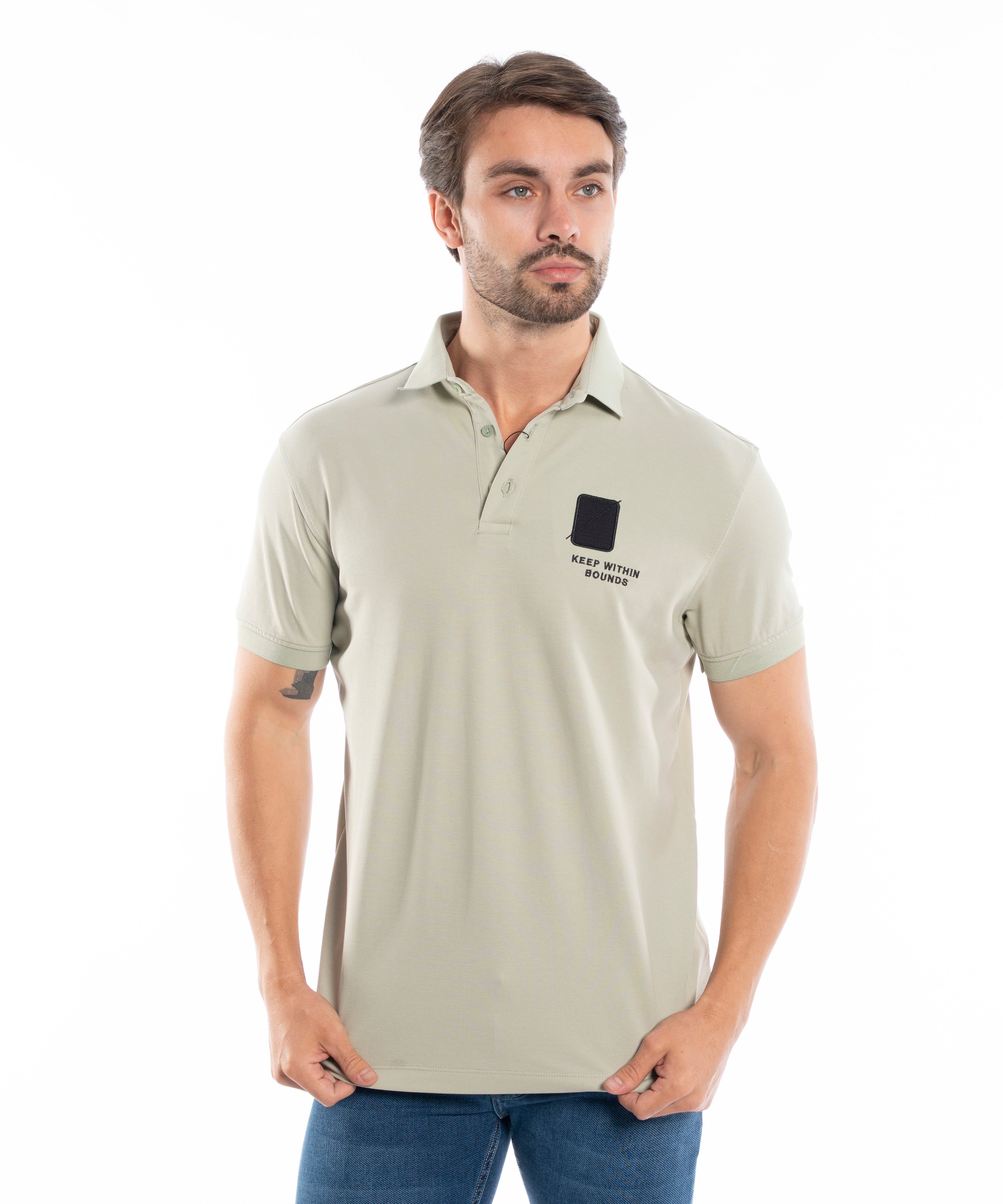 Polo T-shirt - Men - Plain