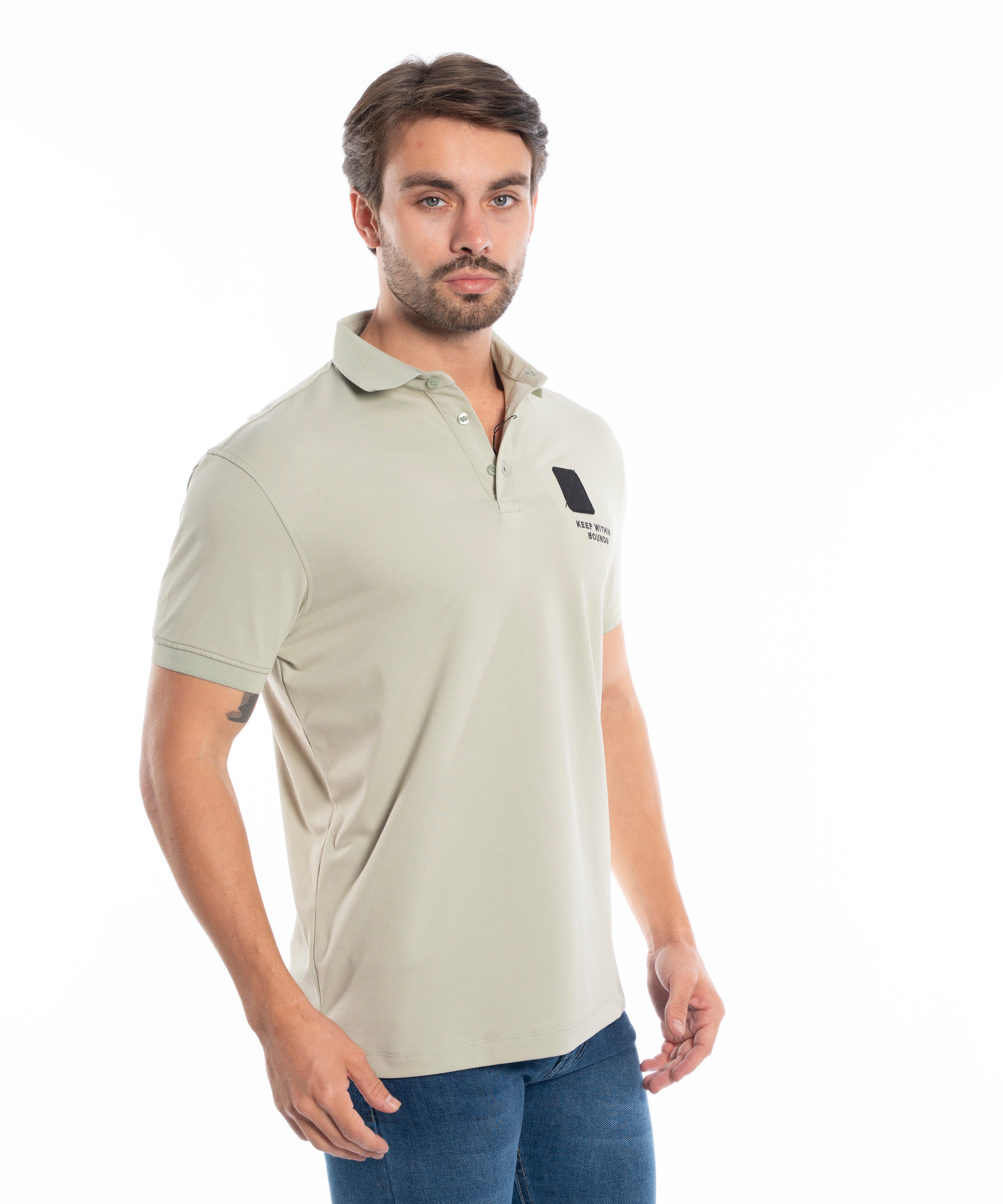 Polo T-shirt - Men - Plain