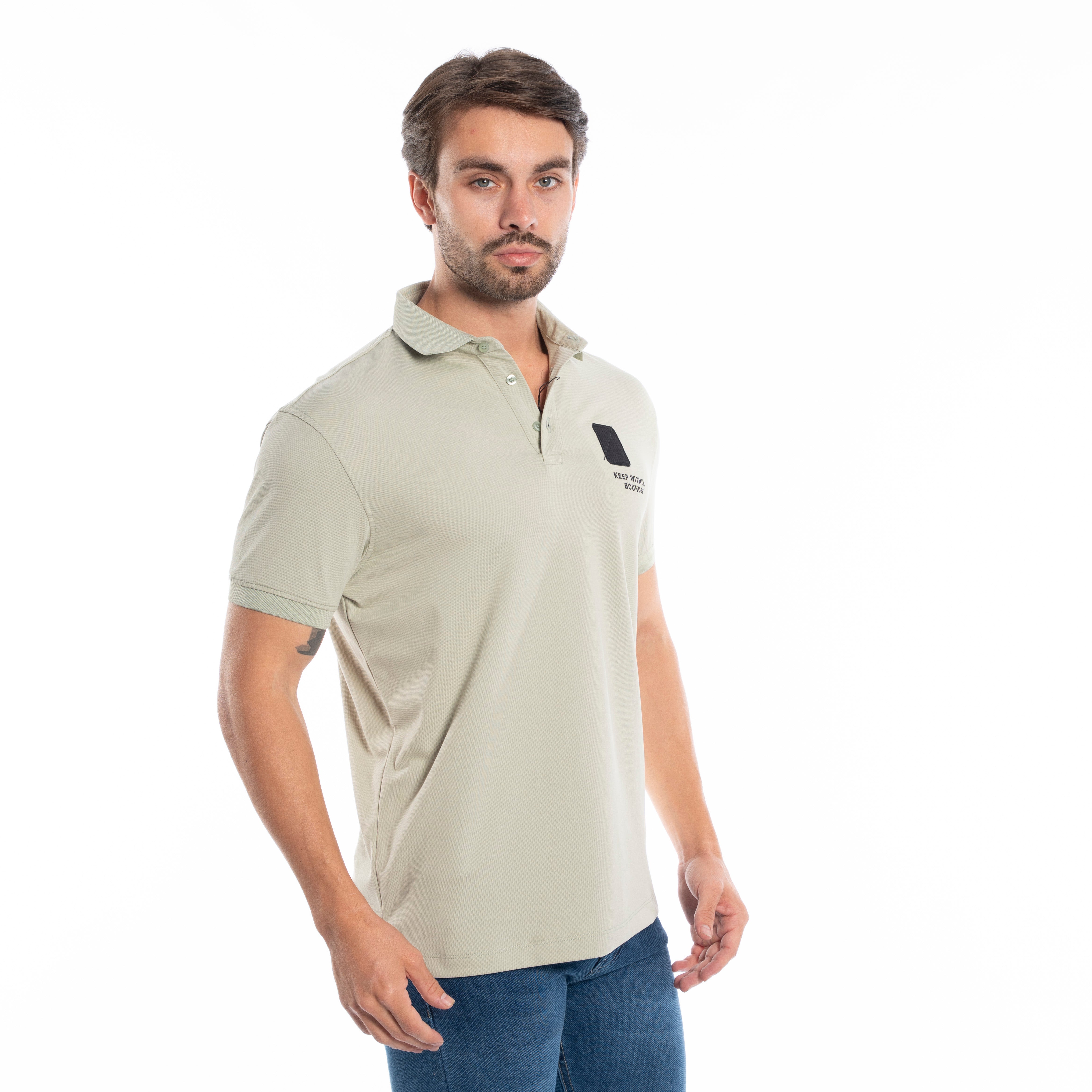 Polo T-shirt - Men - Plain