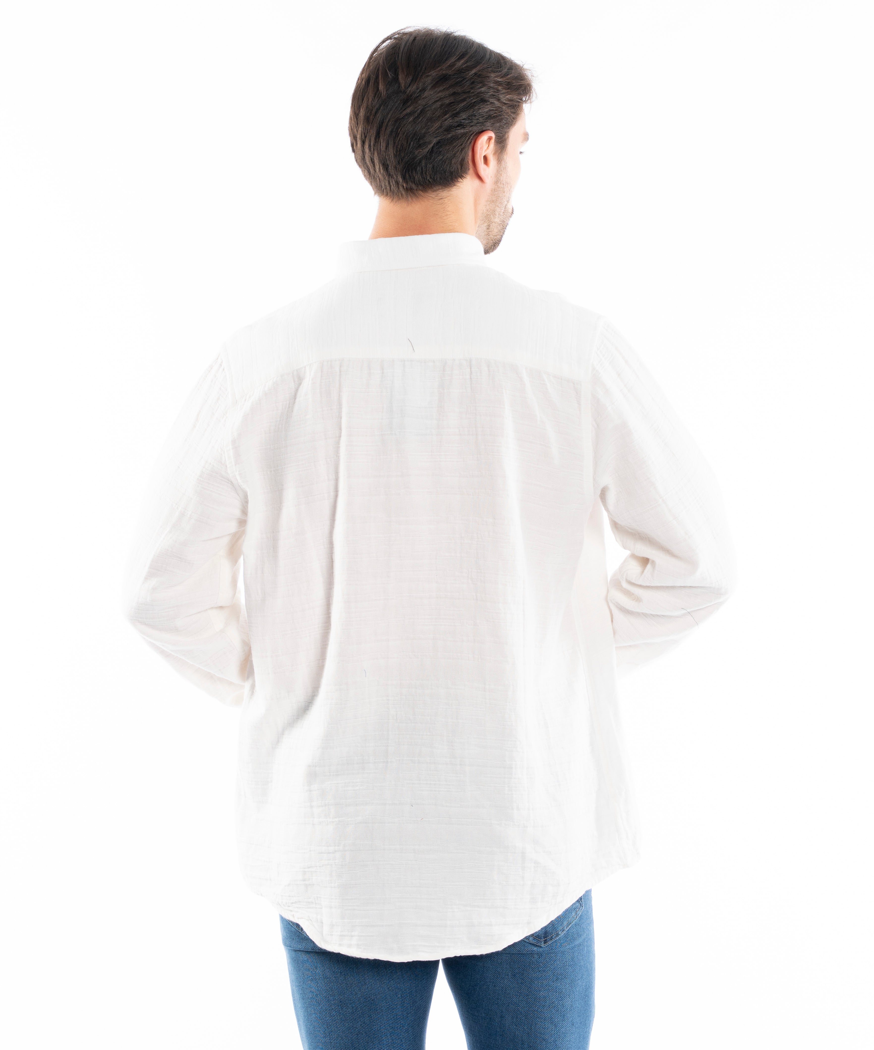 Long Sleeve Shirt - Men - Plain