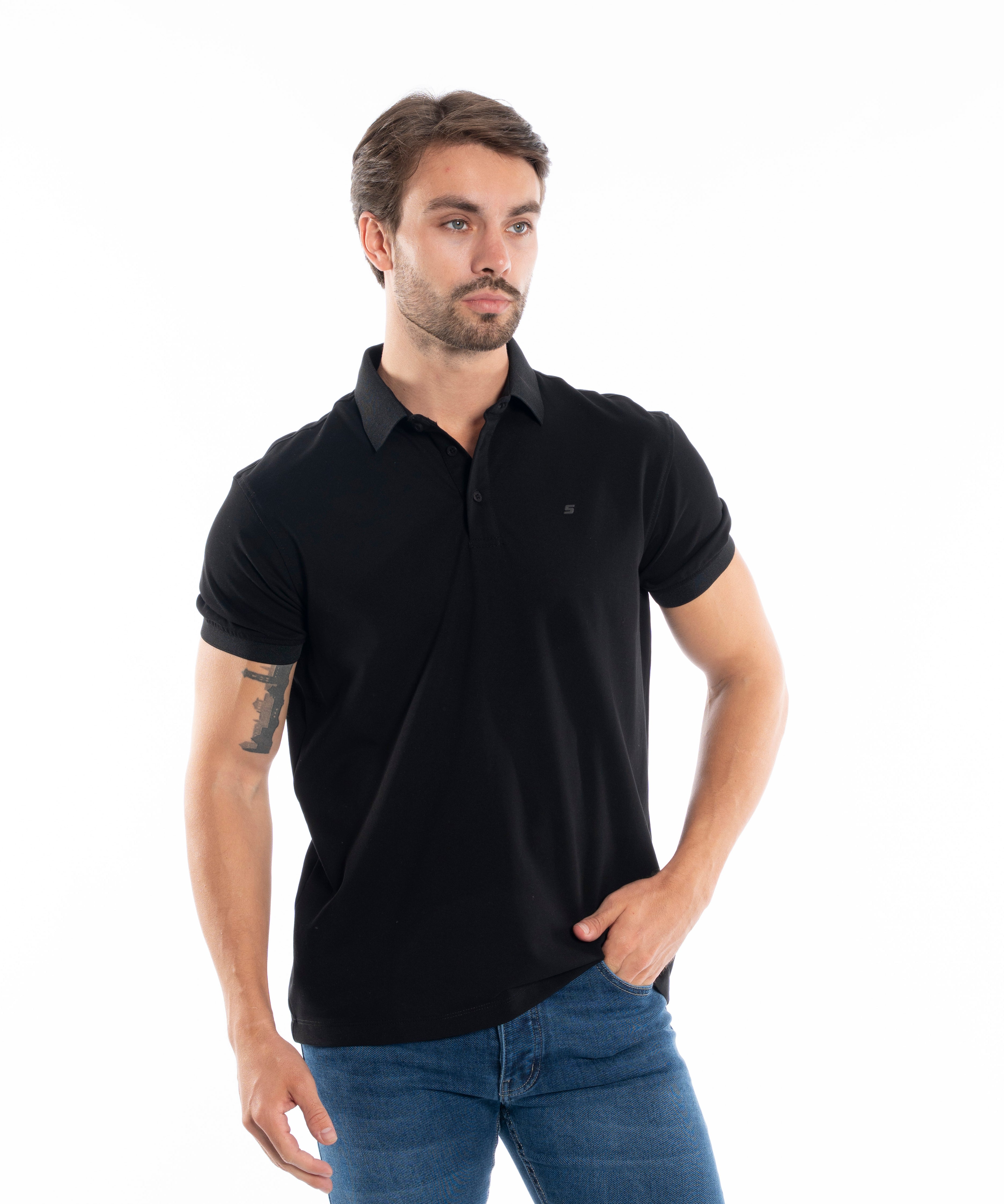 Polo T-shirt - Men - Plain