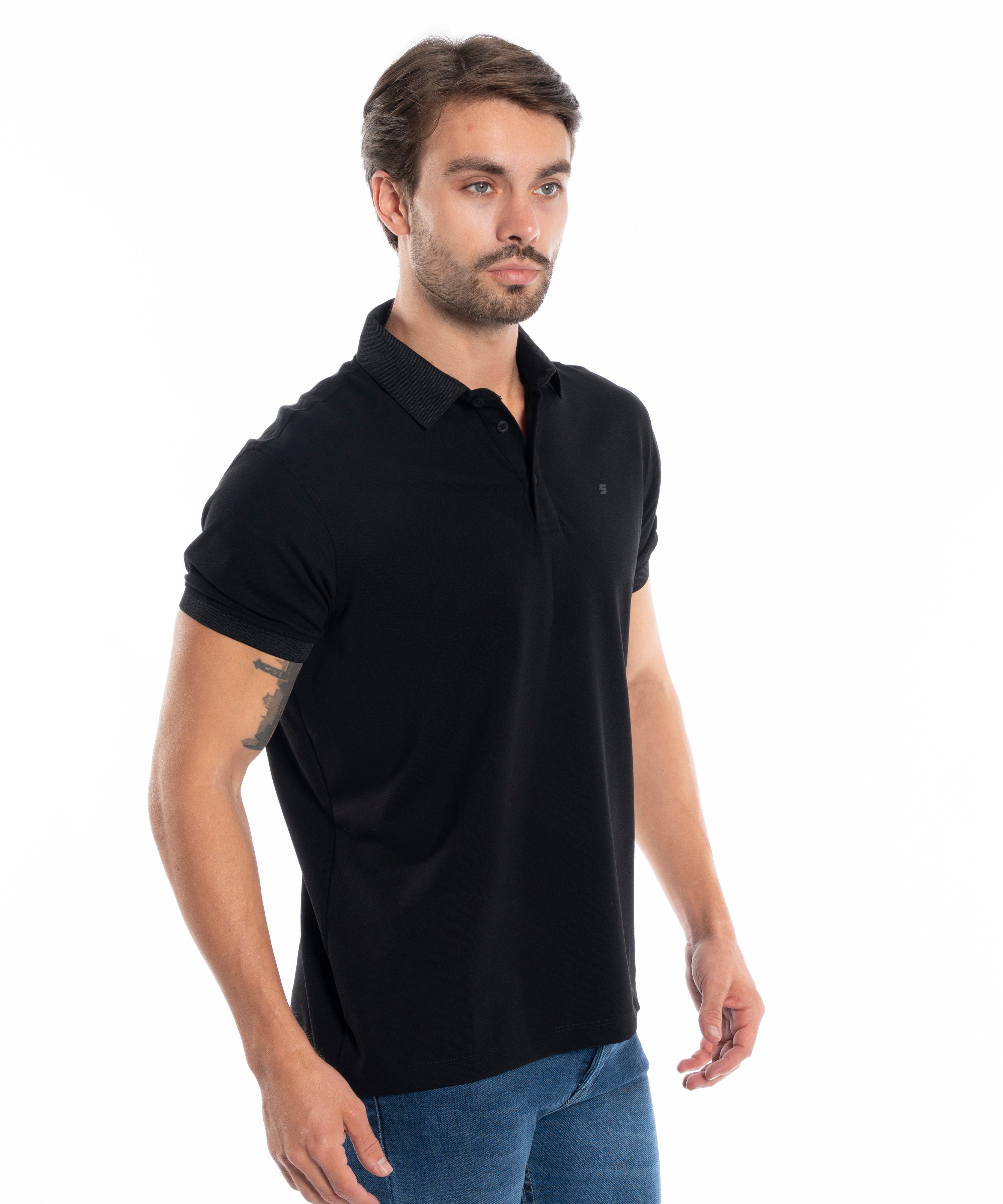 Polo T-shirt - Men - Plain