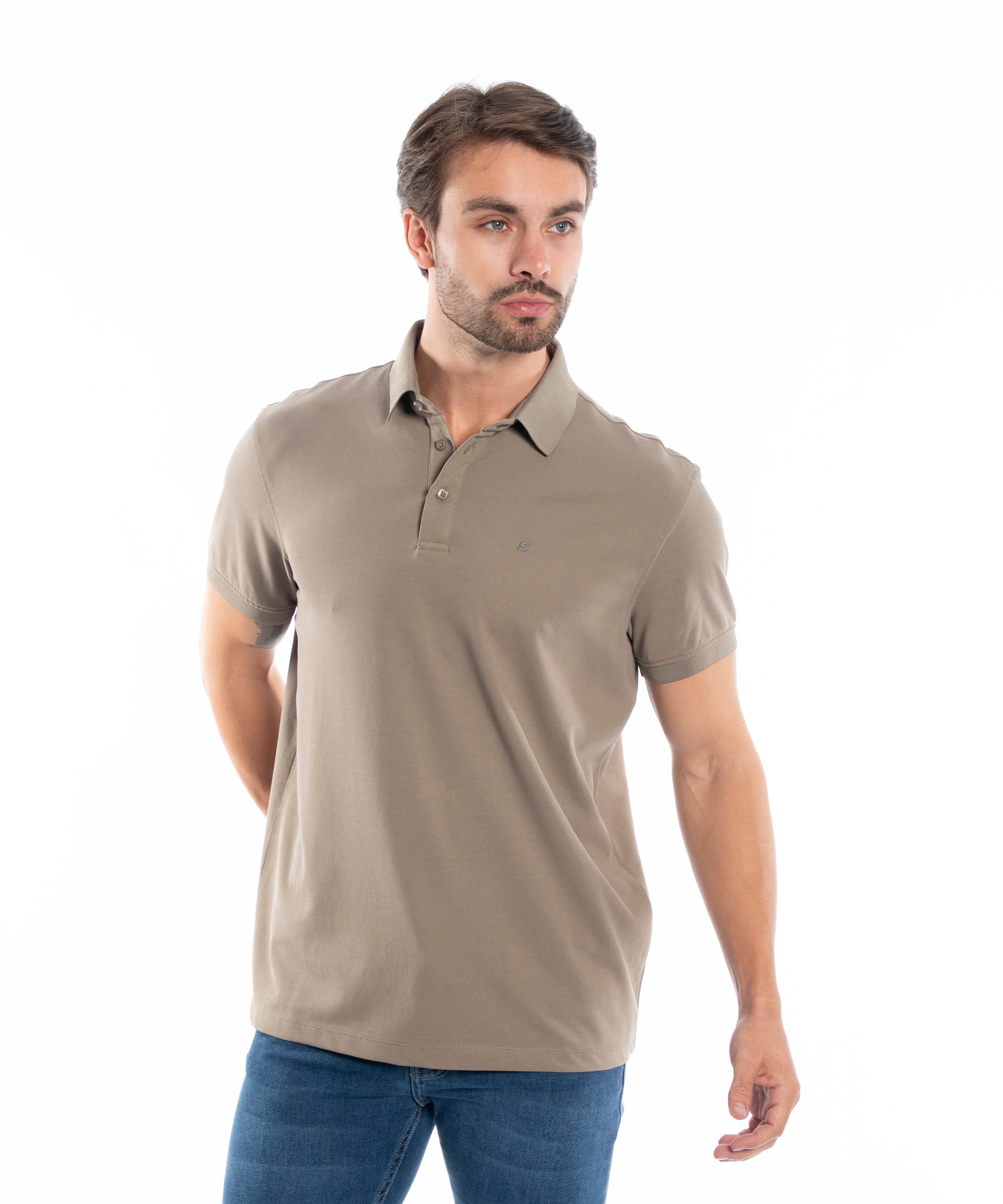 Polo T-shirt - Men - Plain