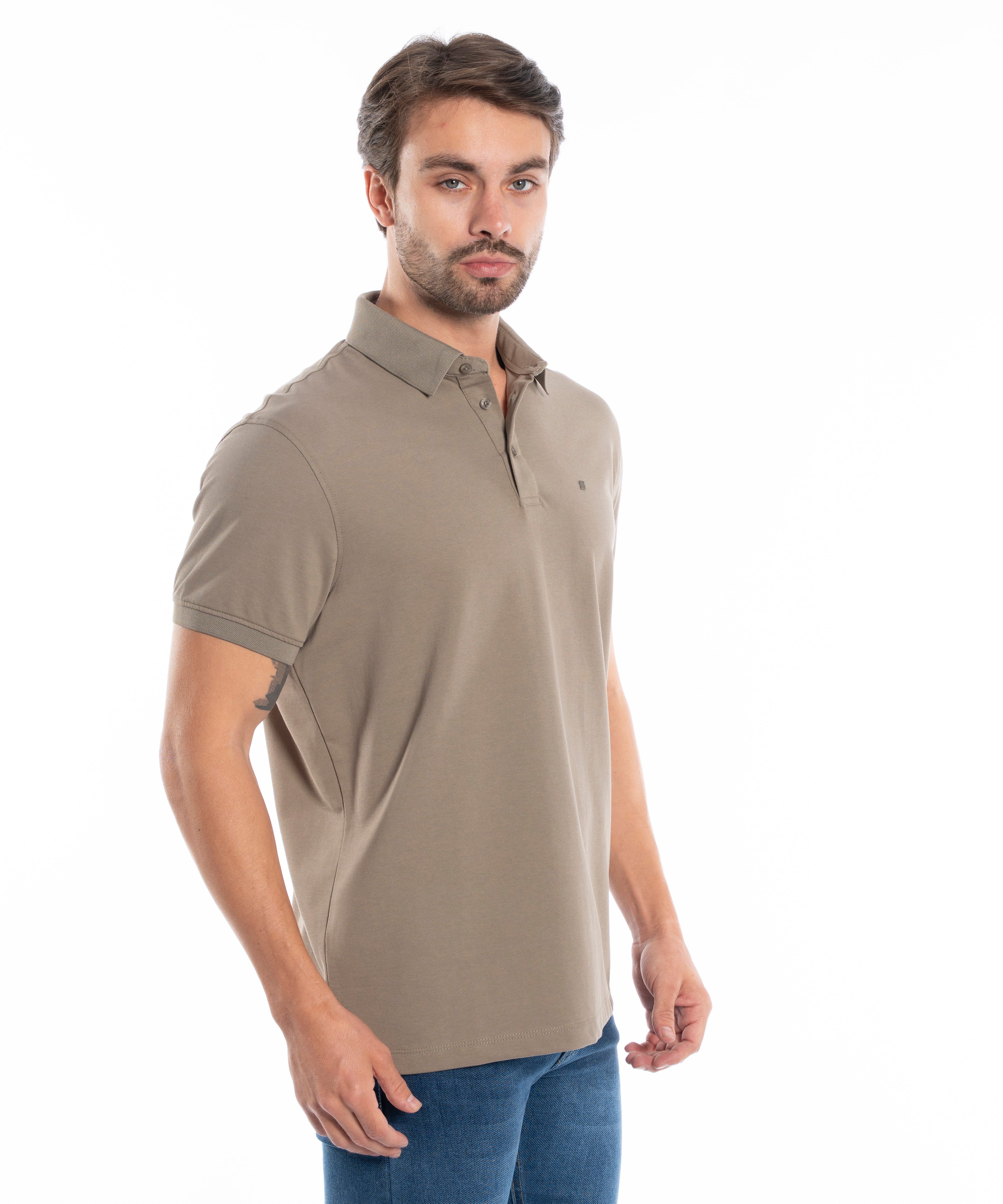 Polo T-shirt - Men - Plain