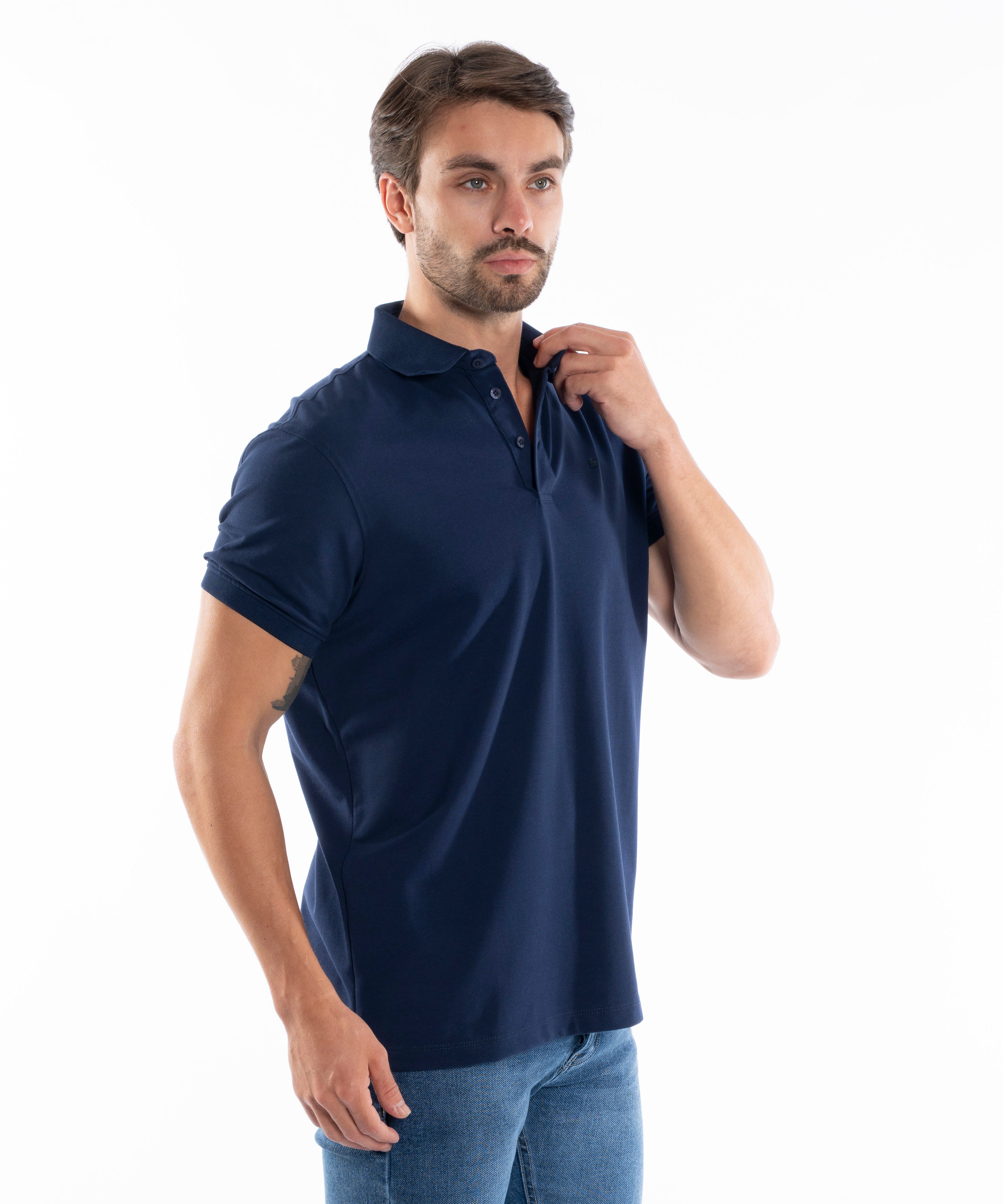 Polo T-shirt - Men - Plain
