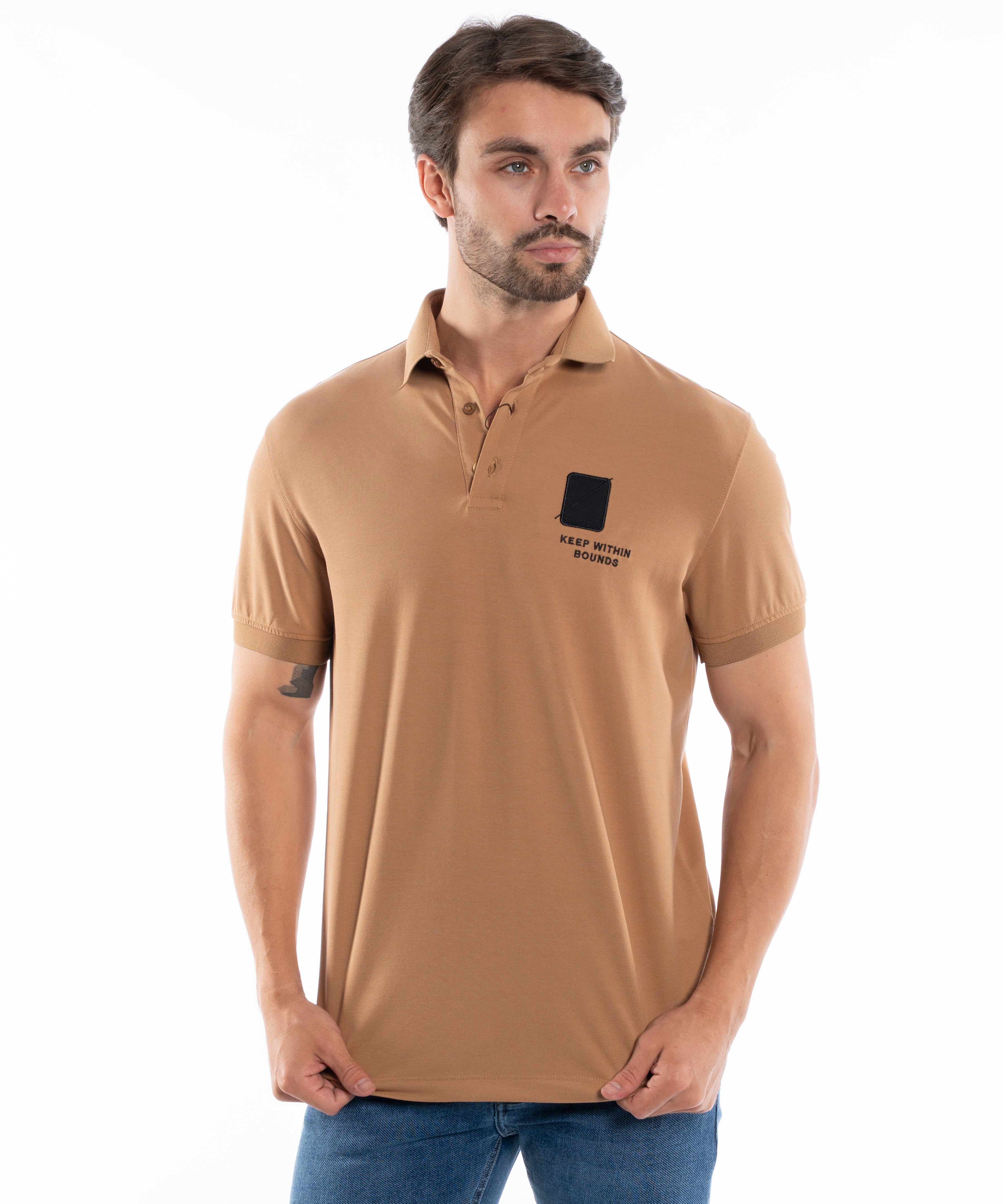 Polo T-shirt - Men - Plain