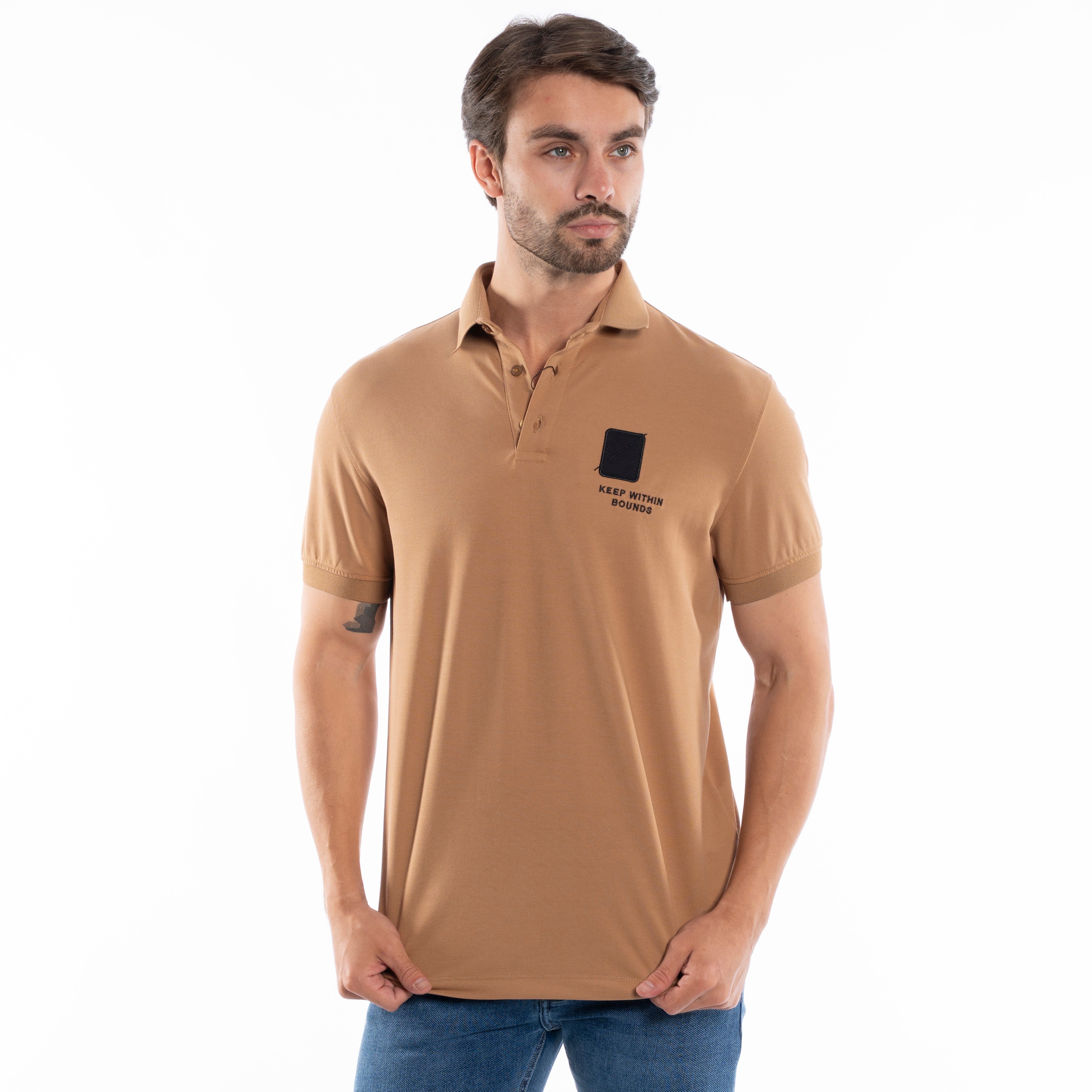Polo T-shirt - Men - Plain