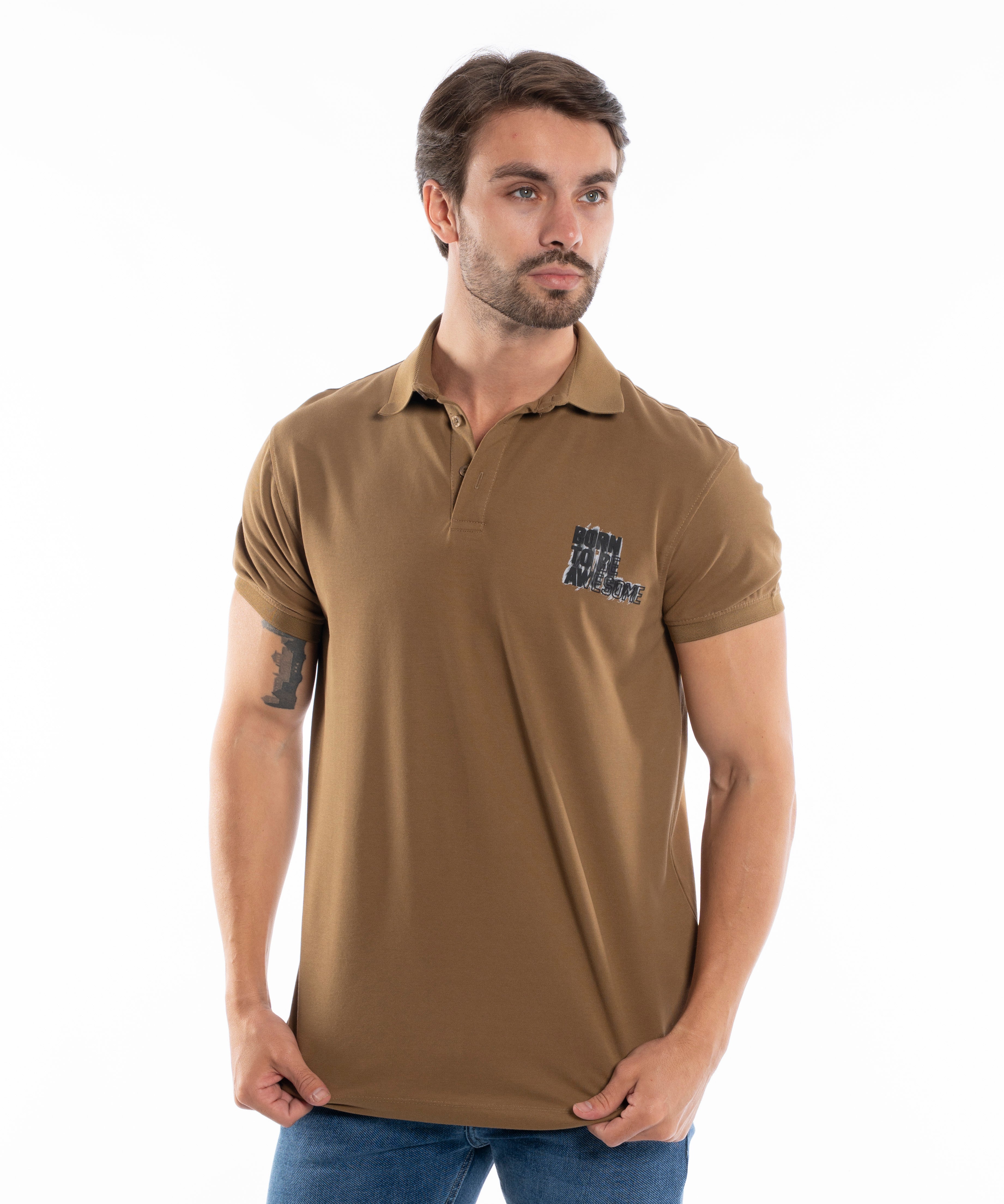 Polo T-shirt - Men - Plain