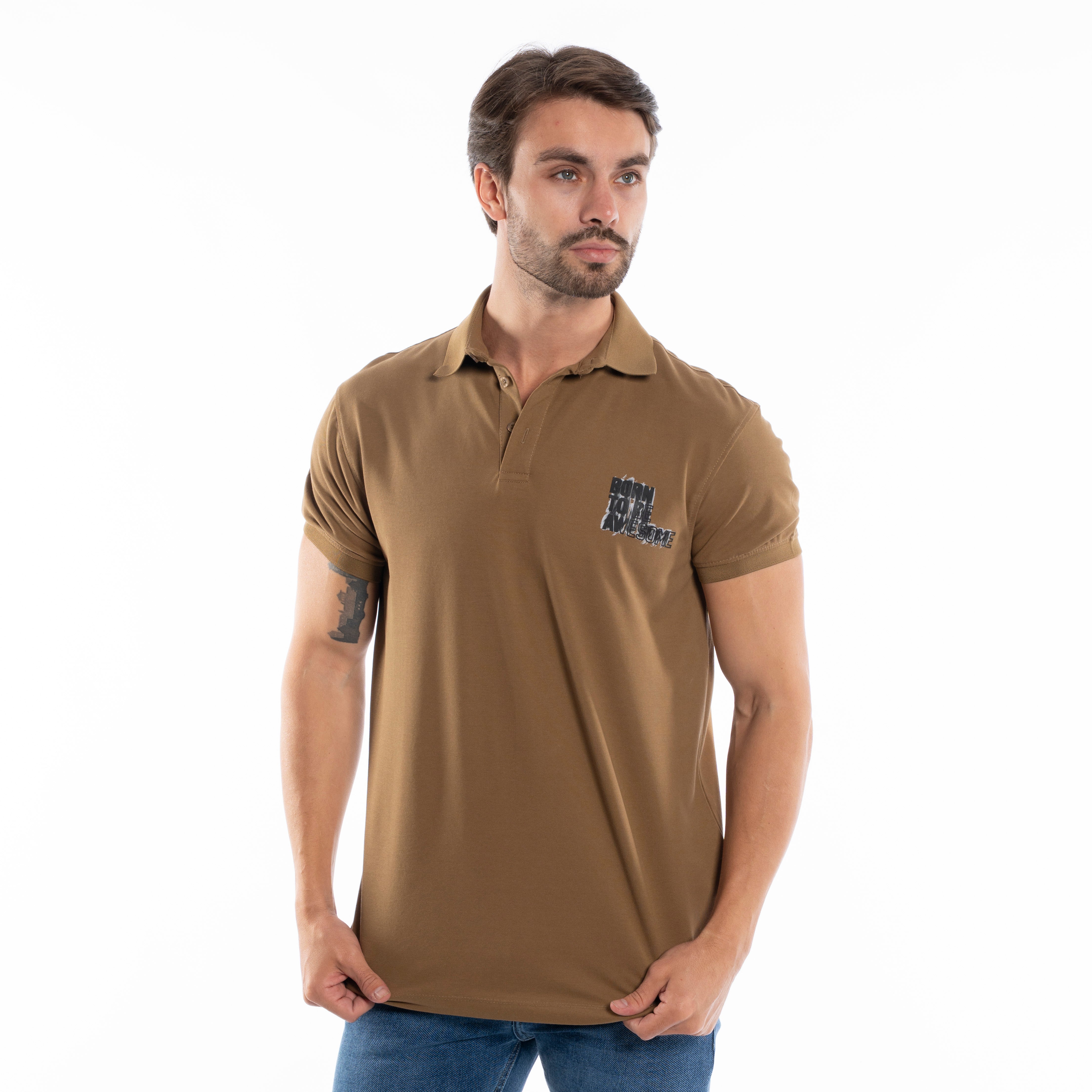 Polo T-shirt - Men - Plain
