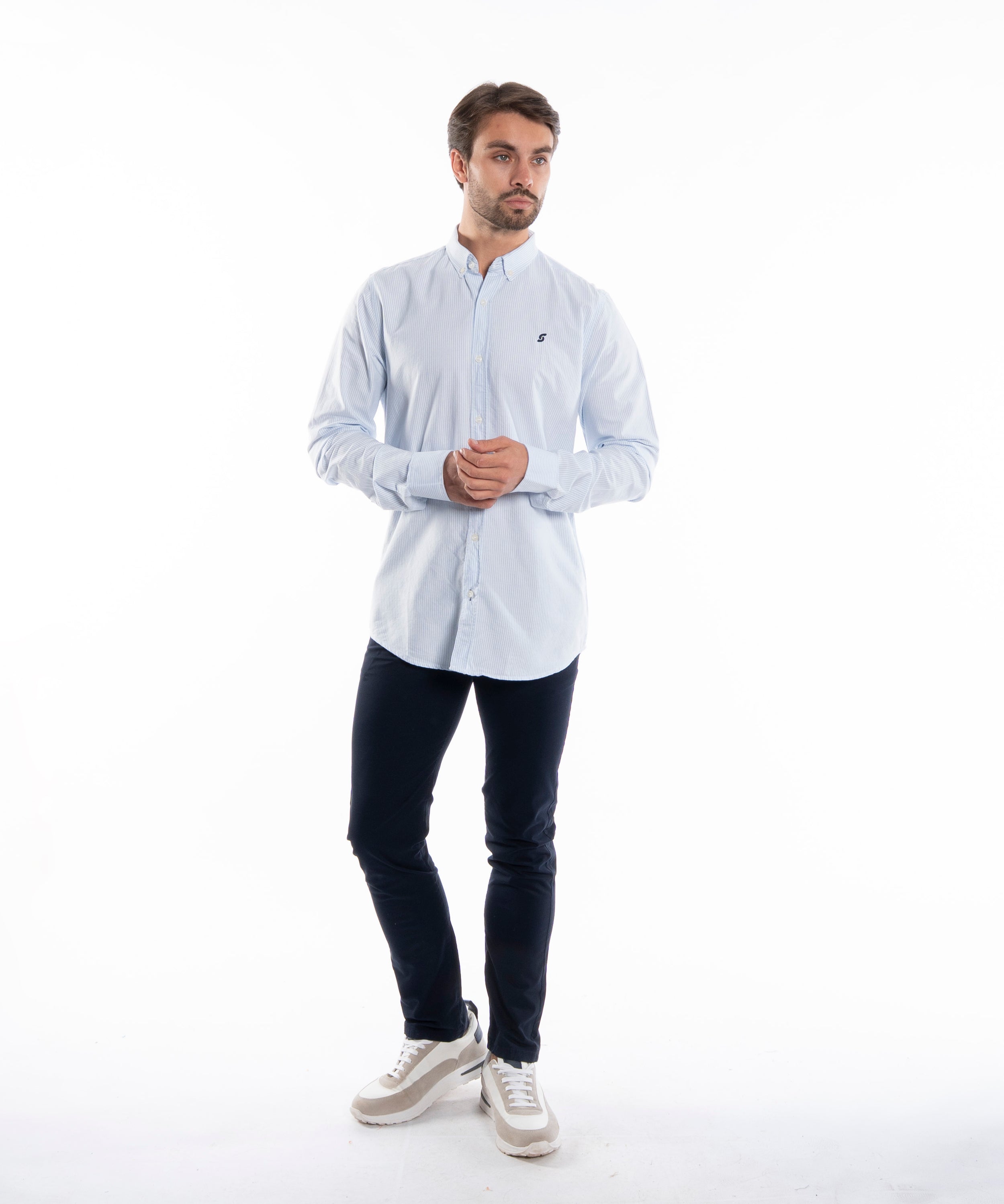 Long Sleeve Shirt - Men - Plain