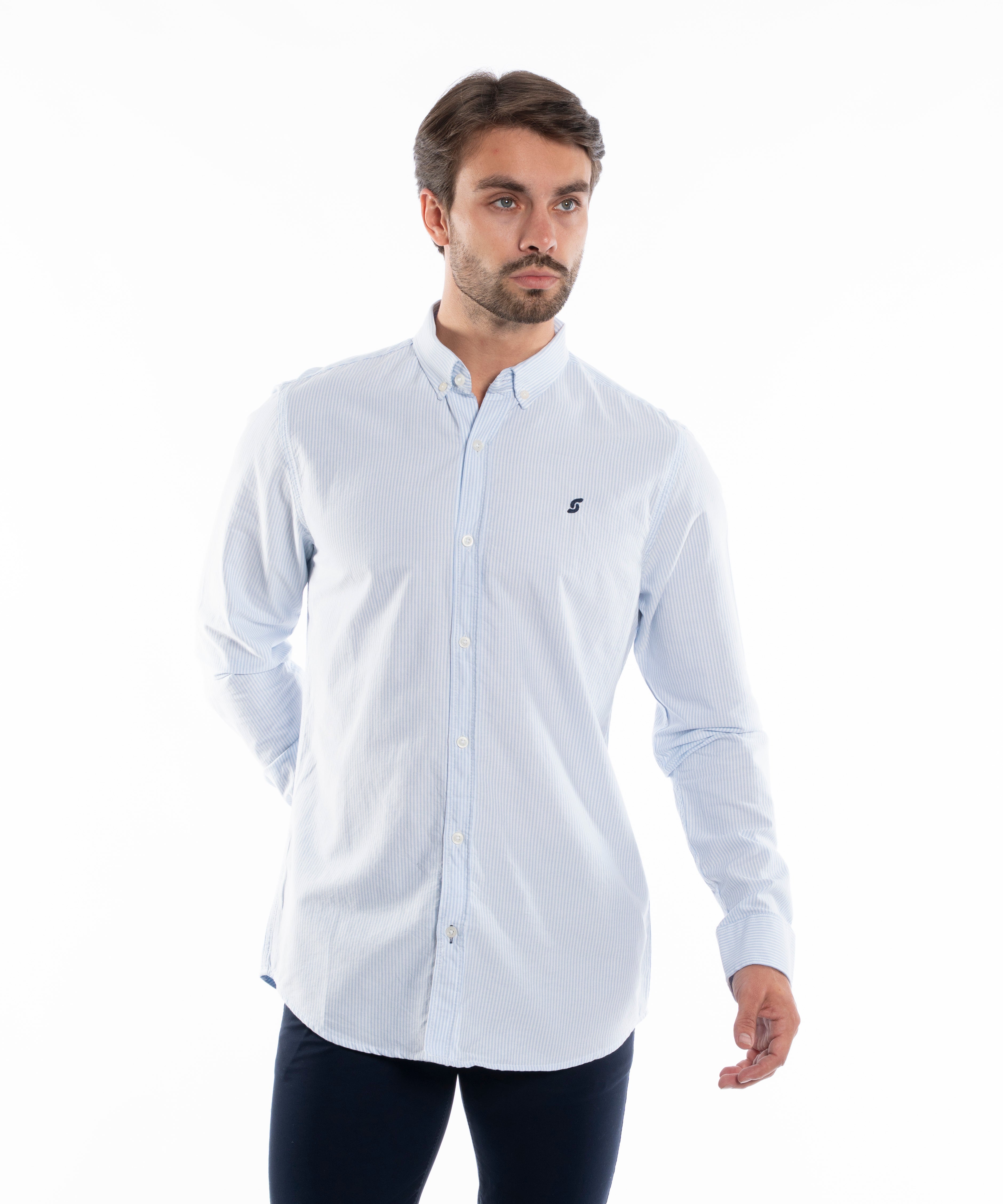 Long Sleeve Shirt - Men - Plain