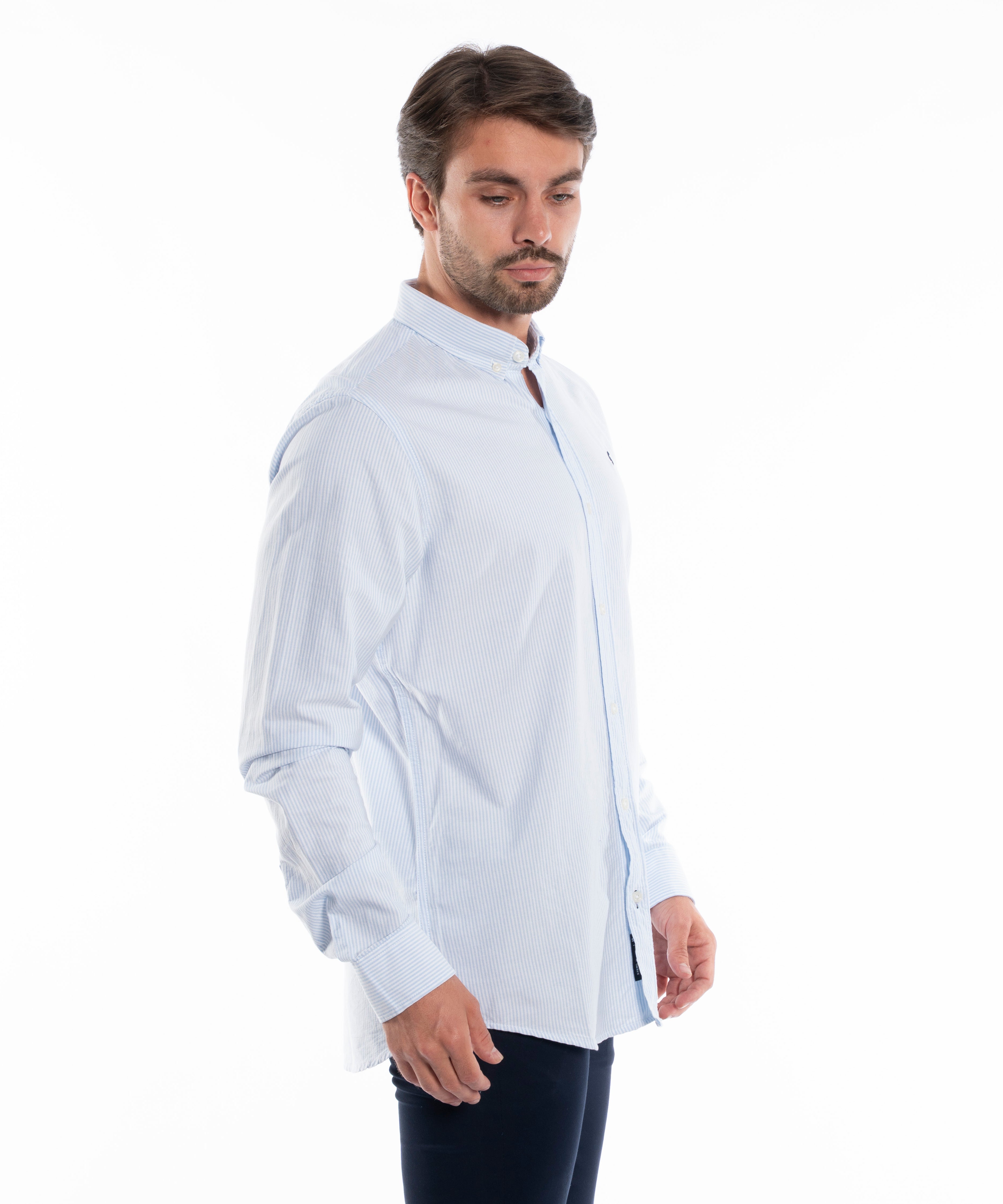 Long Sleeve Shirt - Men - Plain