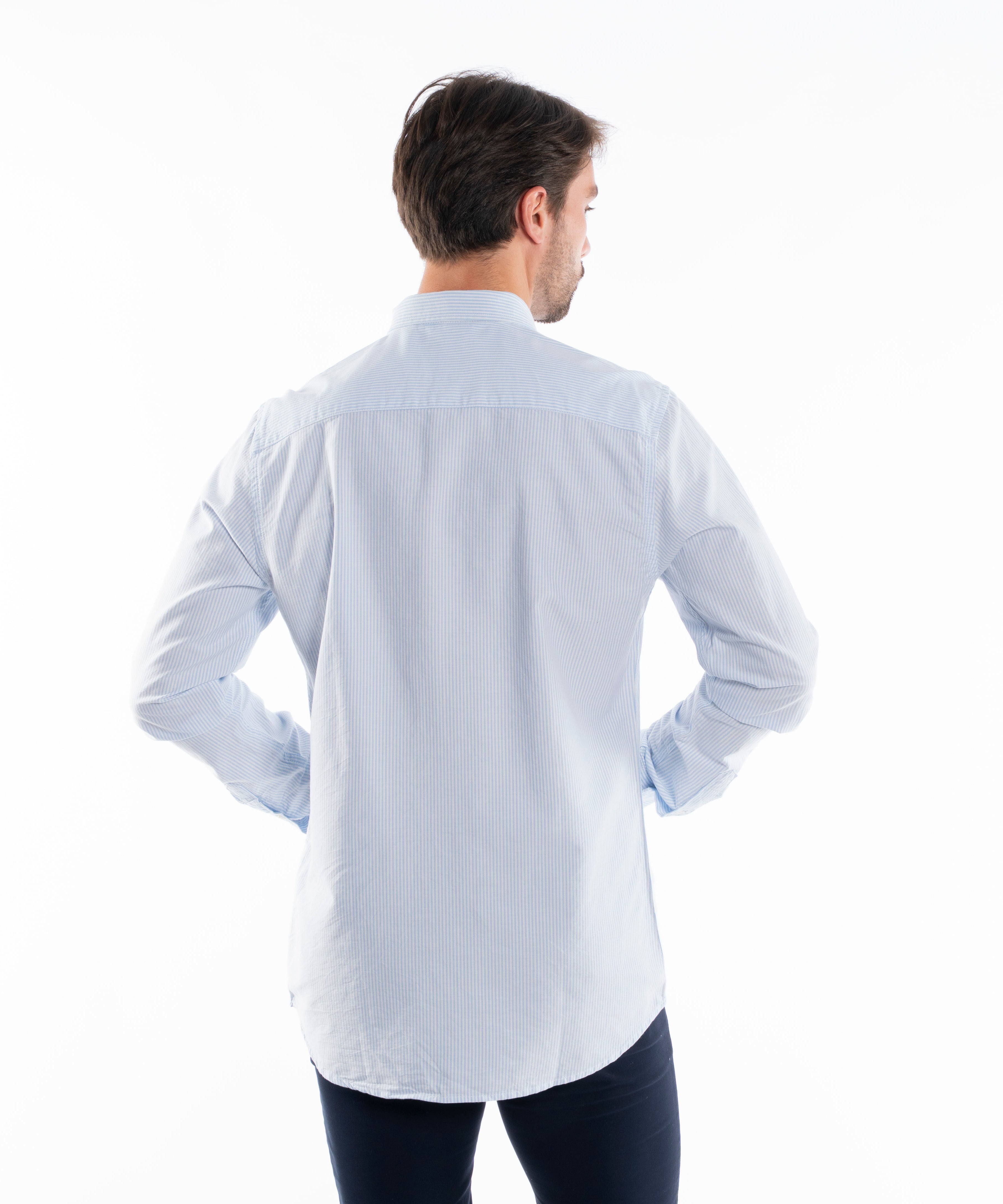 Long Sleeve Shirt - Men - Plain