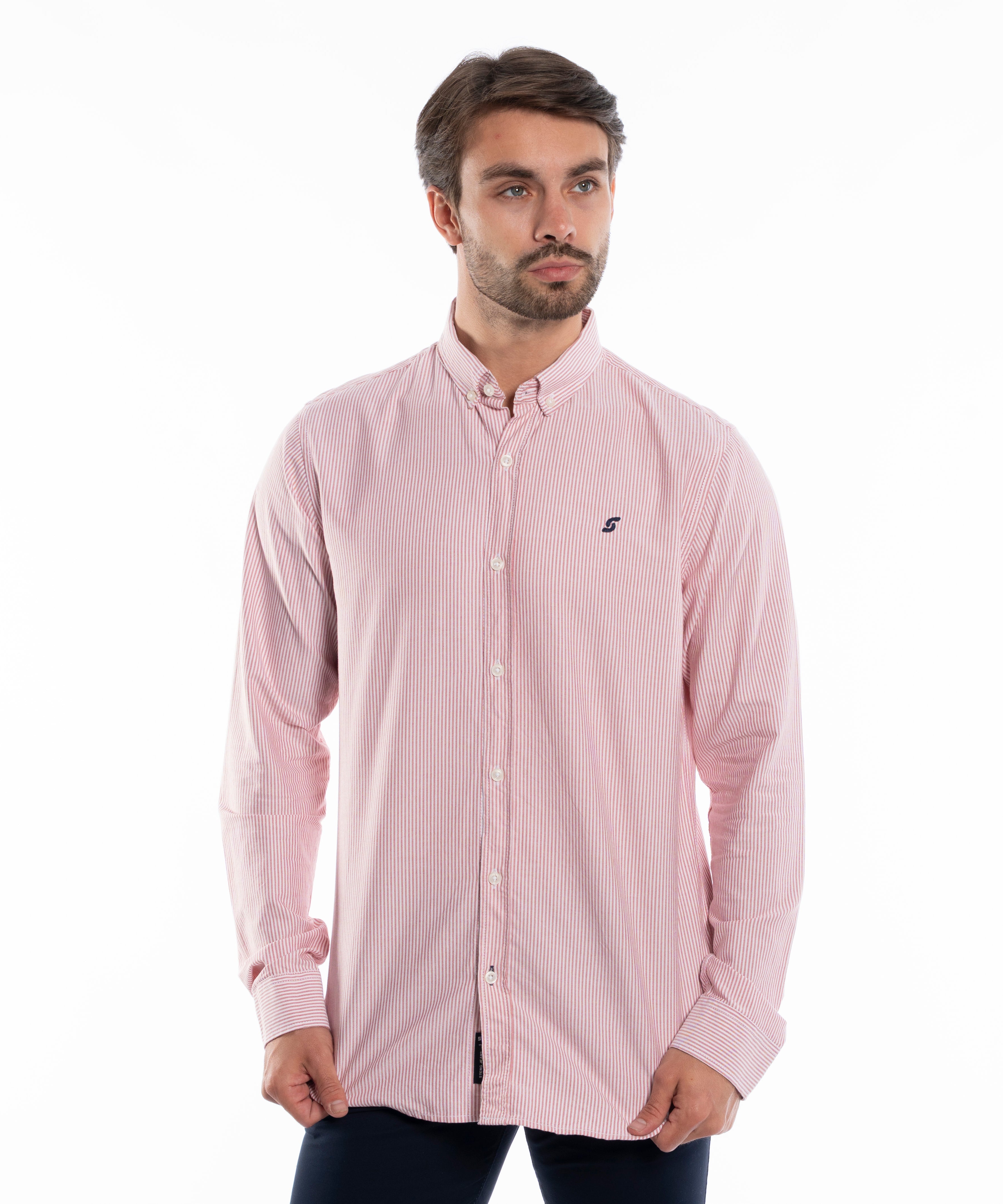 Long Sleeve Shirt - Men - Plain