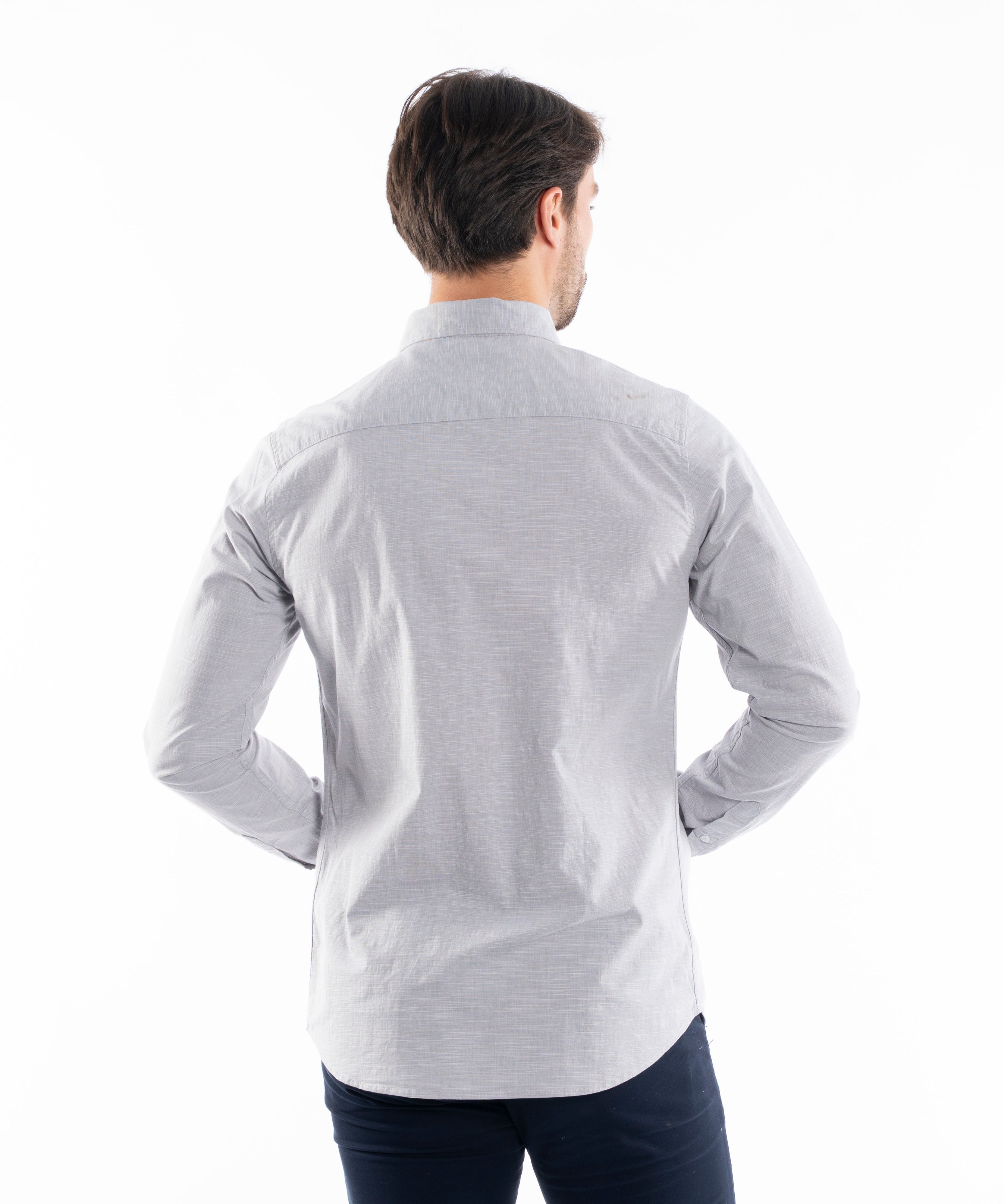 Long Sleeve Shirt - Men - Plain