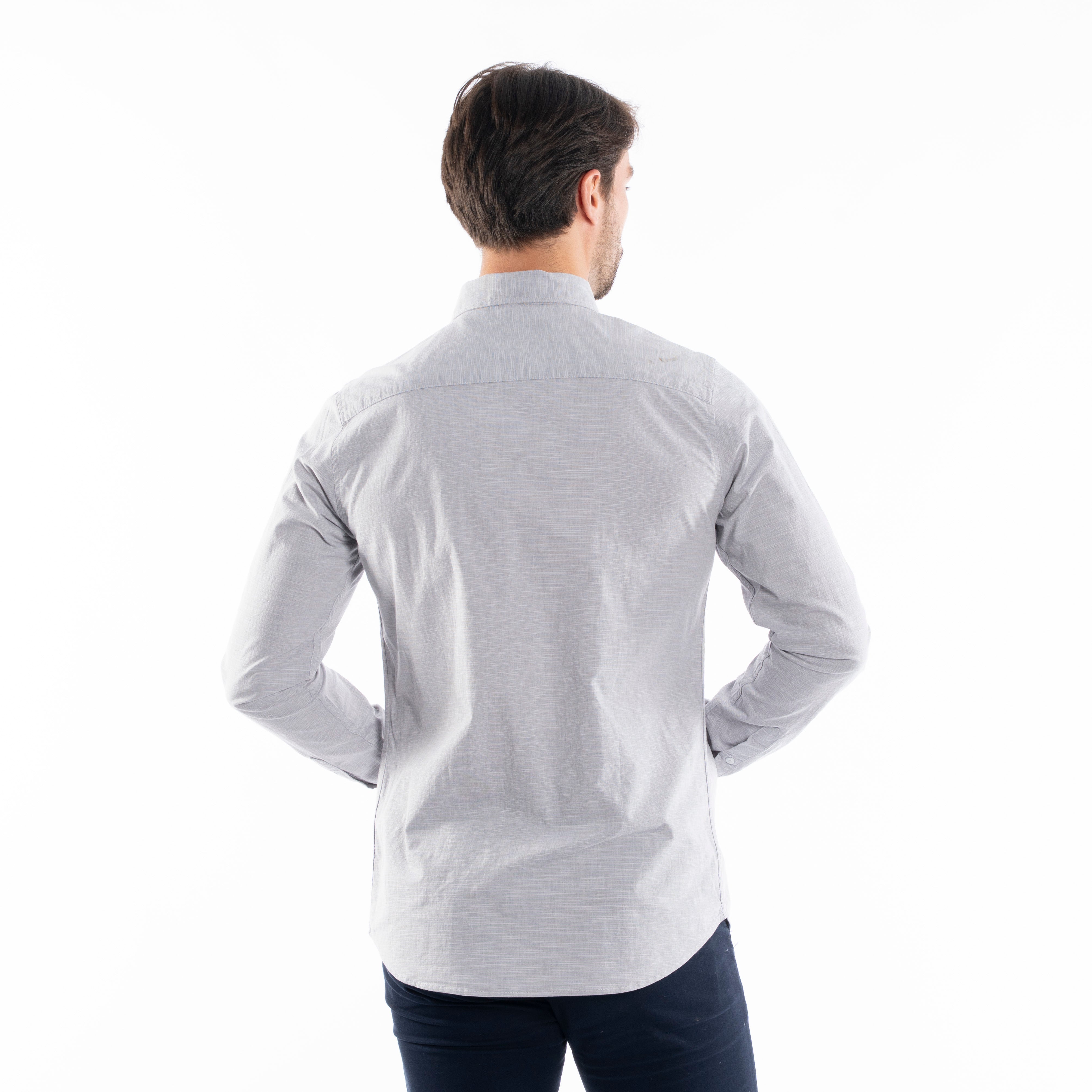 Long Sleeve Shirt - Men - Plain
