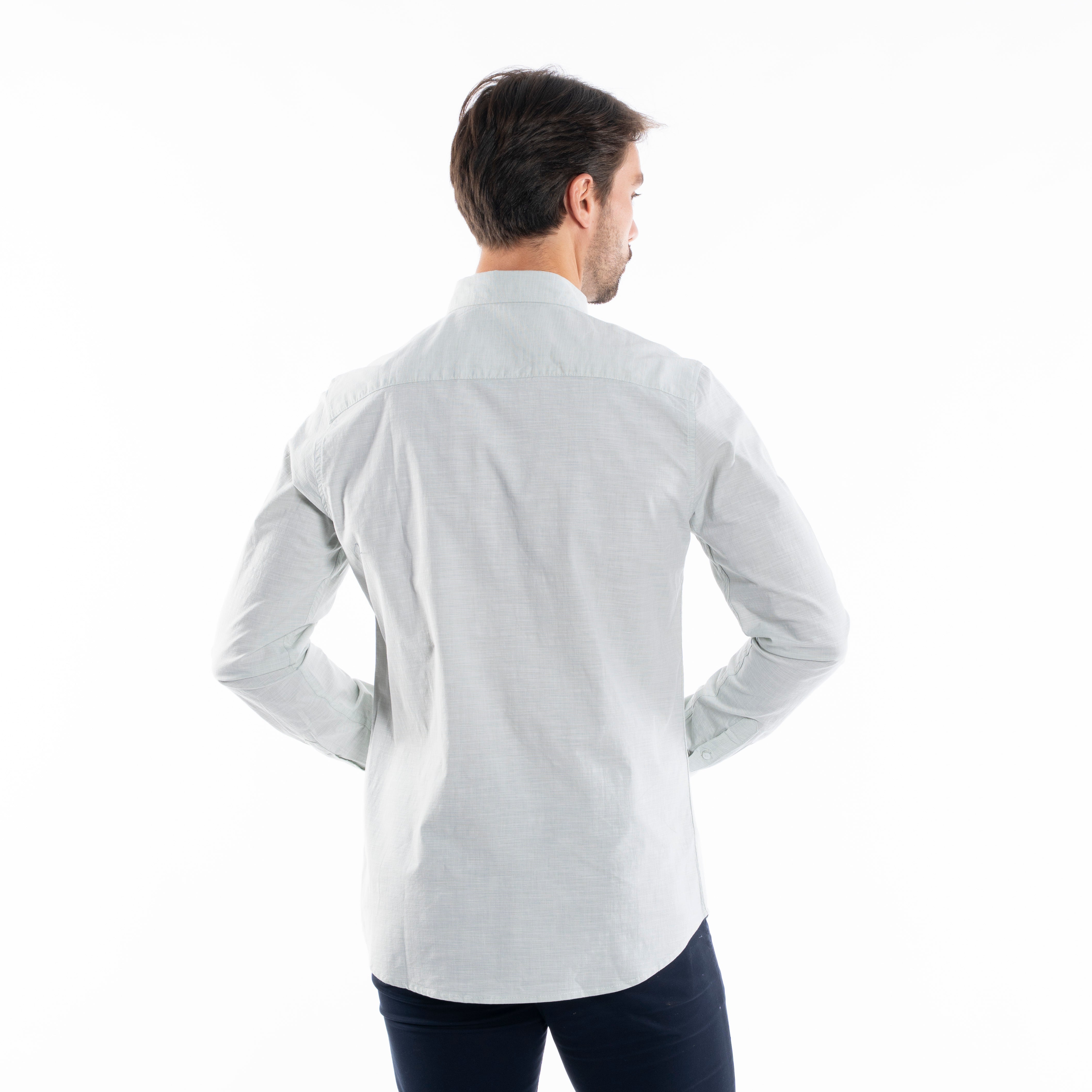 Long Sleeve Shirt - Men - Plain