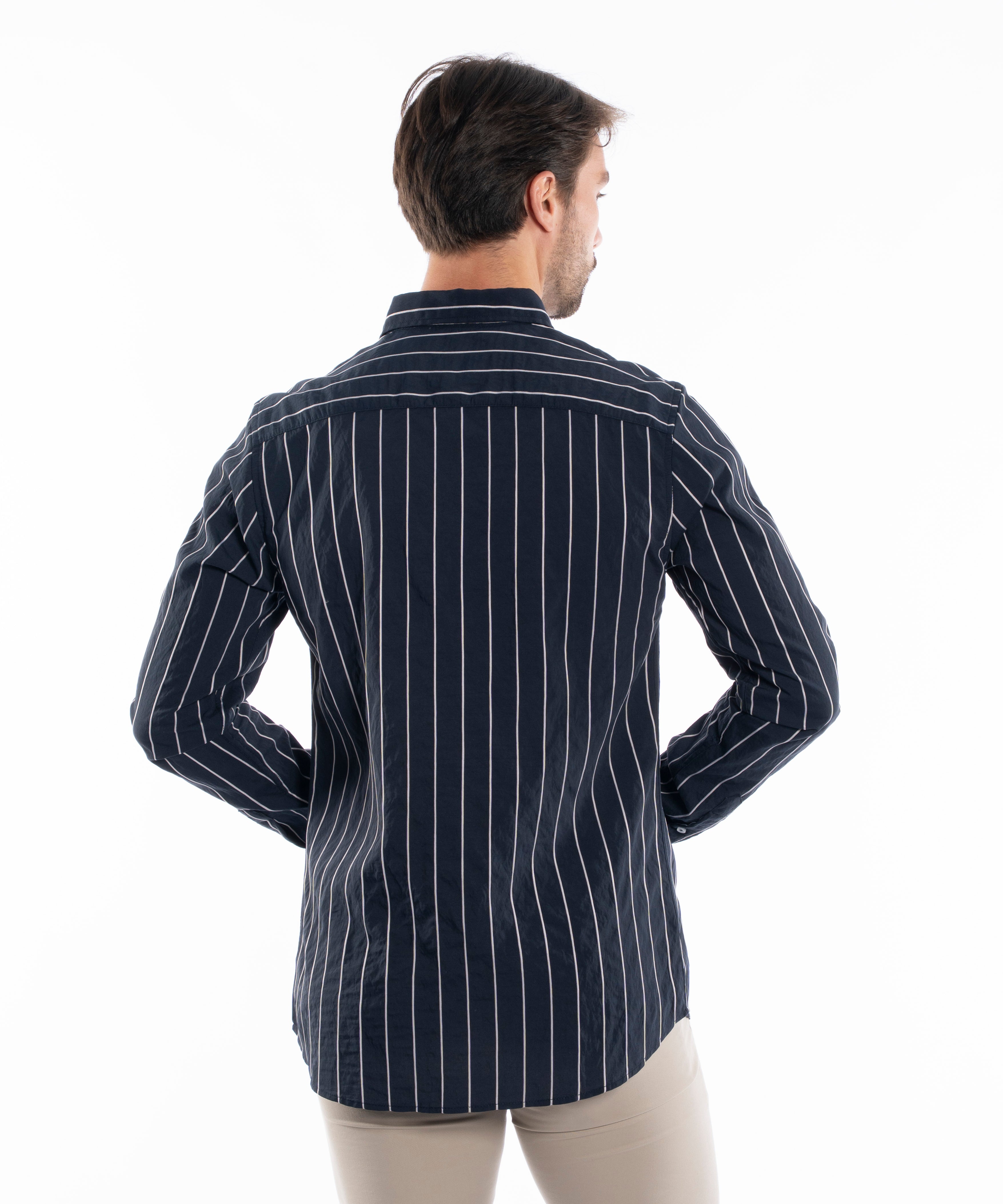 Long Sleeve Shirt - Men - Striped