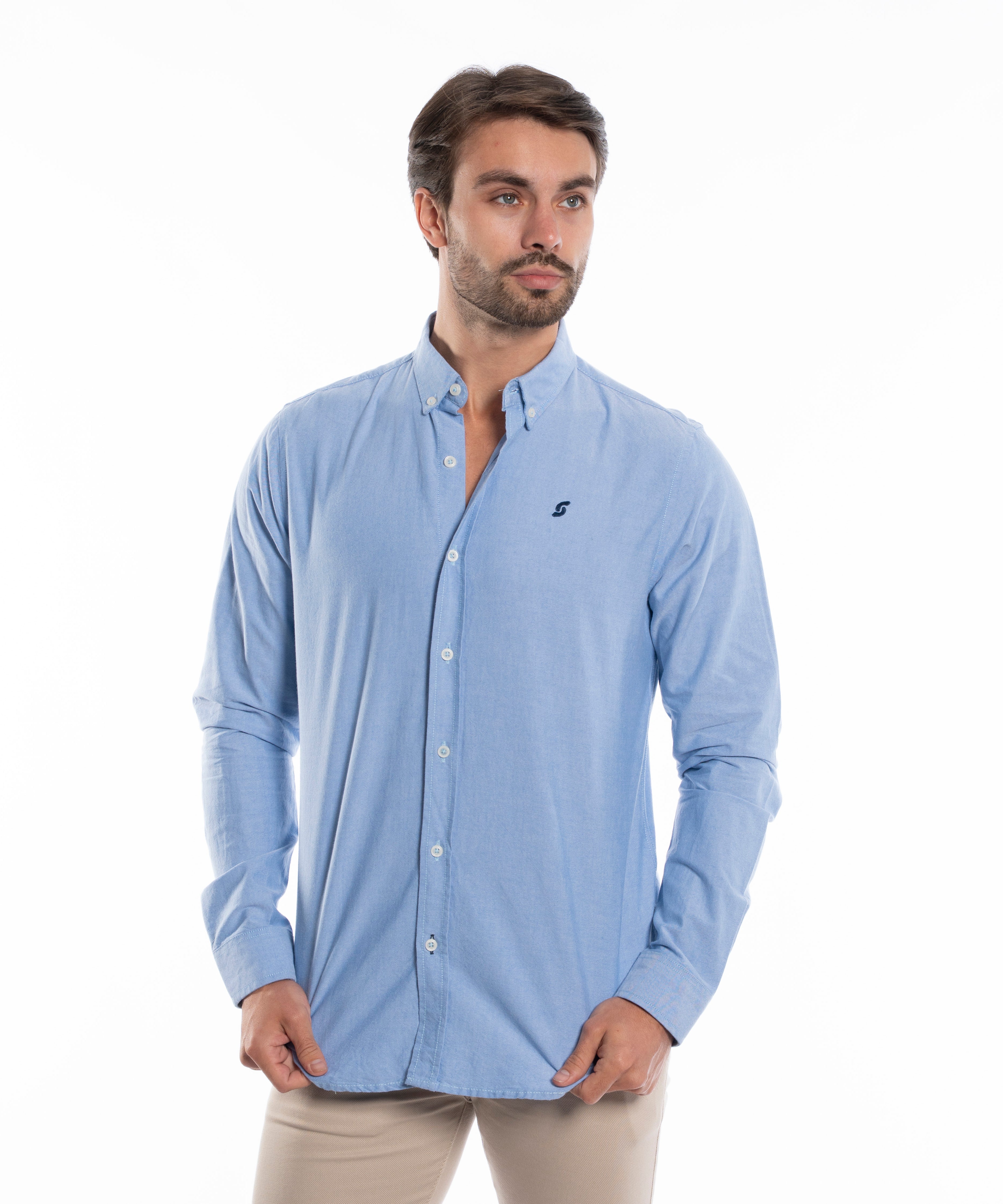 Long Sleeve Shirt - Men - Plain