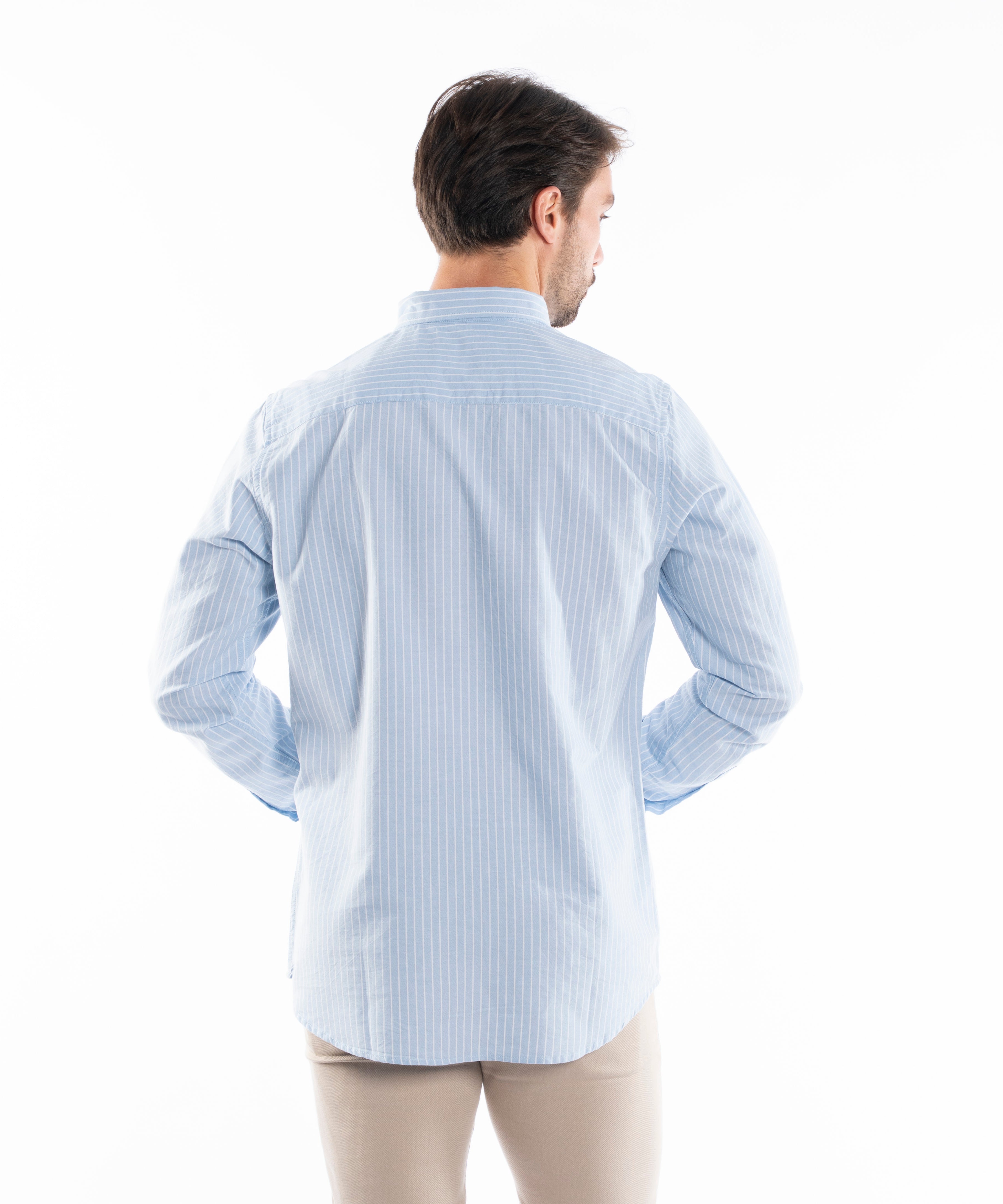 Long Sleeve Shirt - Men - Striped