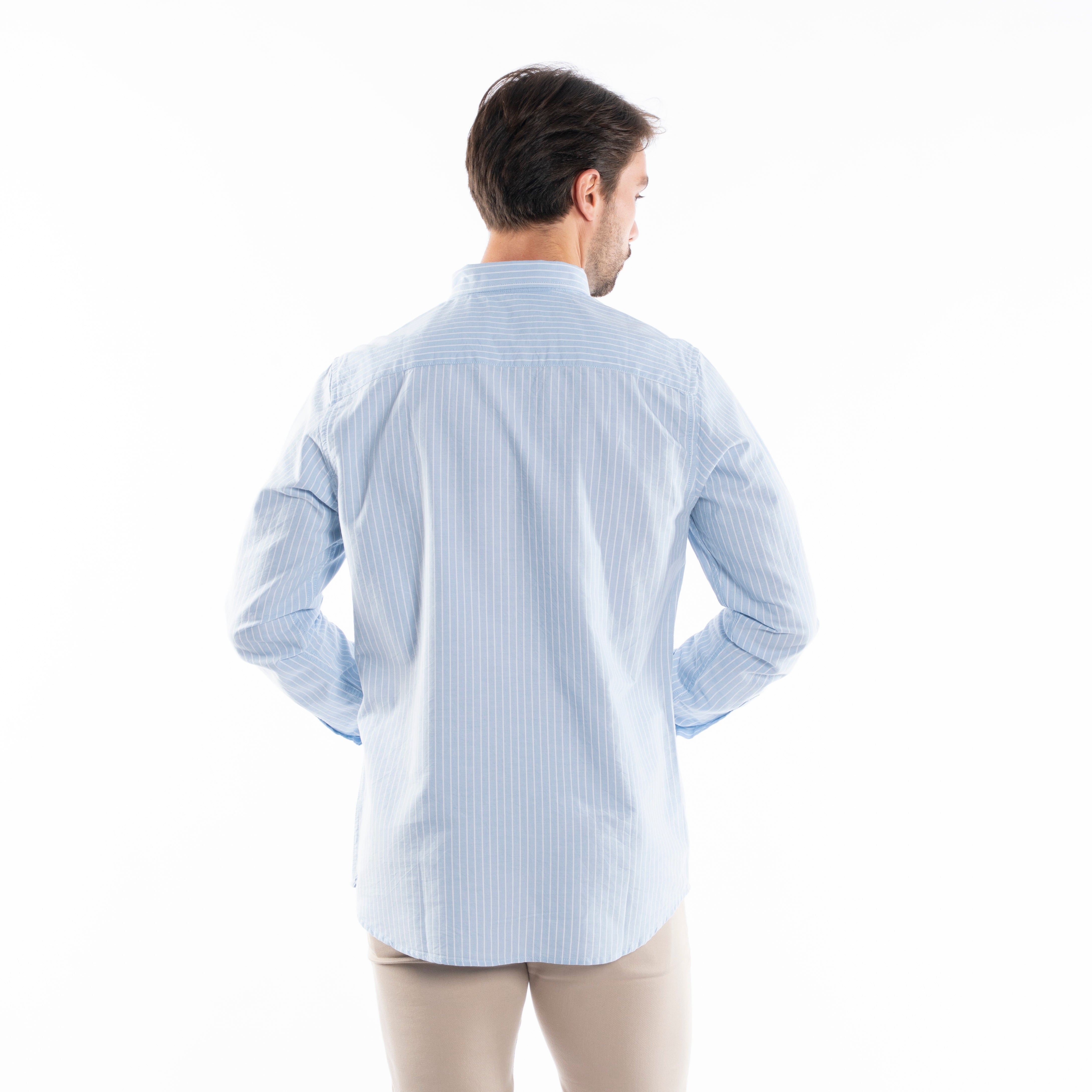 Long Sleeve Shirt - Men - Striped