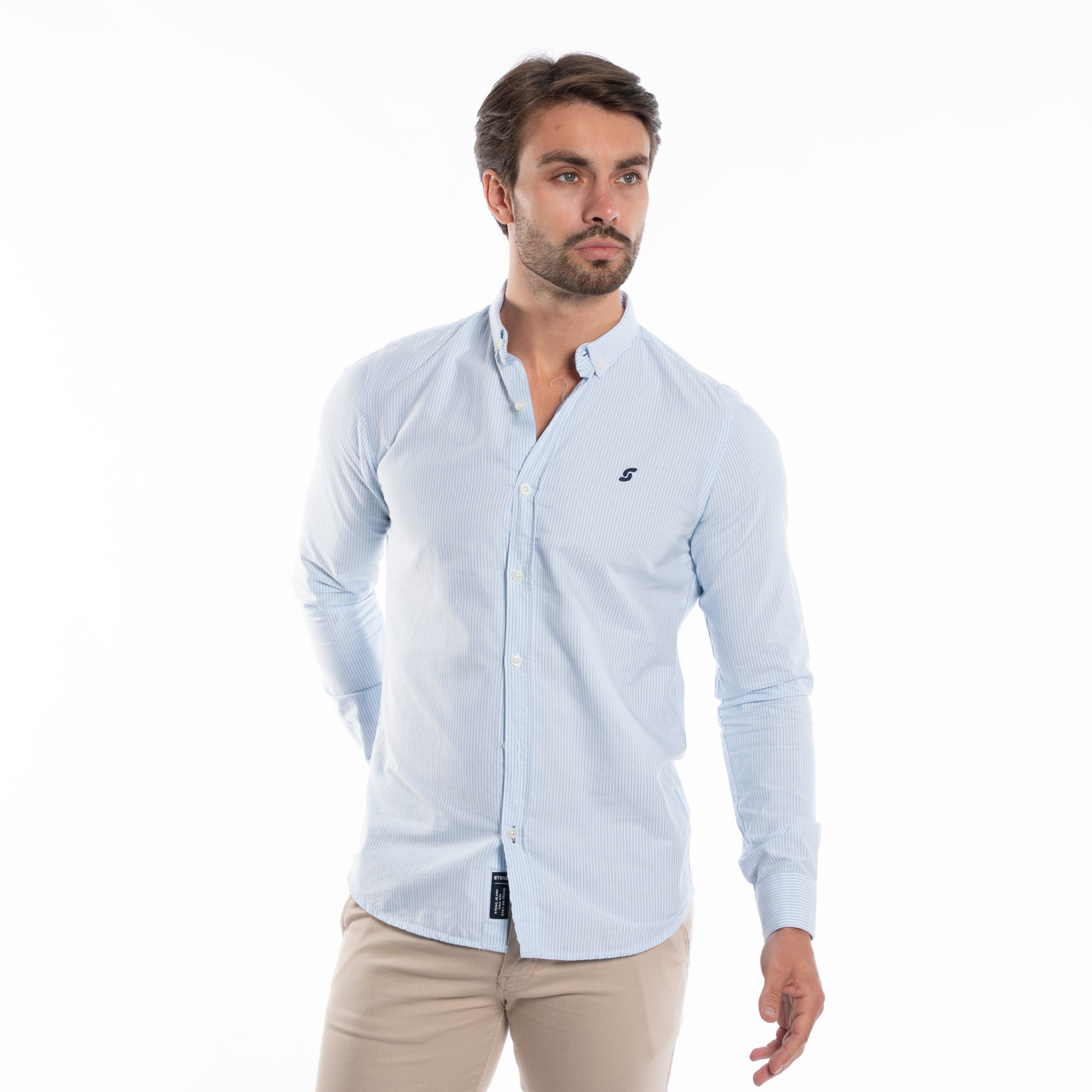 Long Sleeve Shirt - Men - Plain