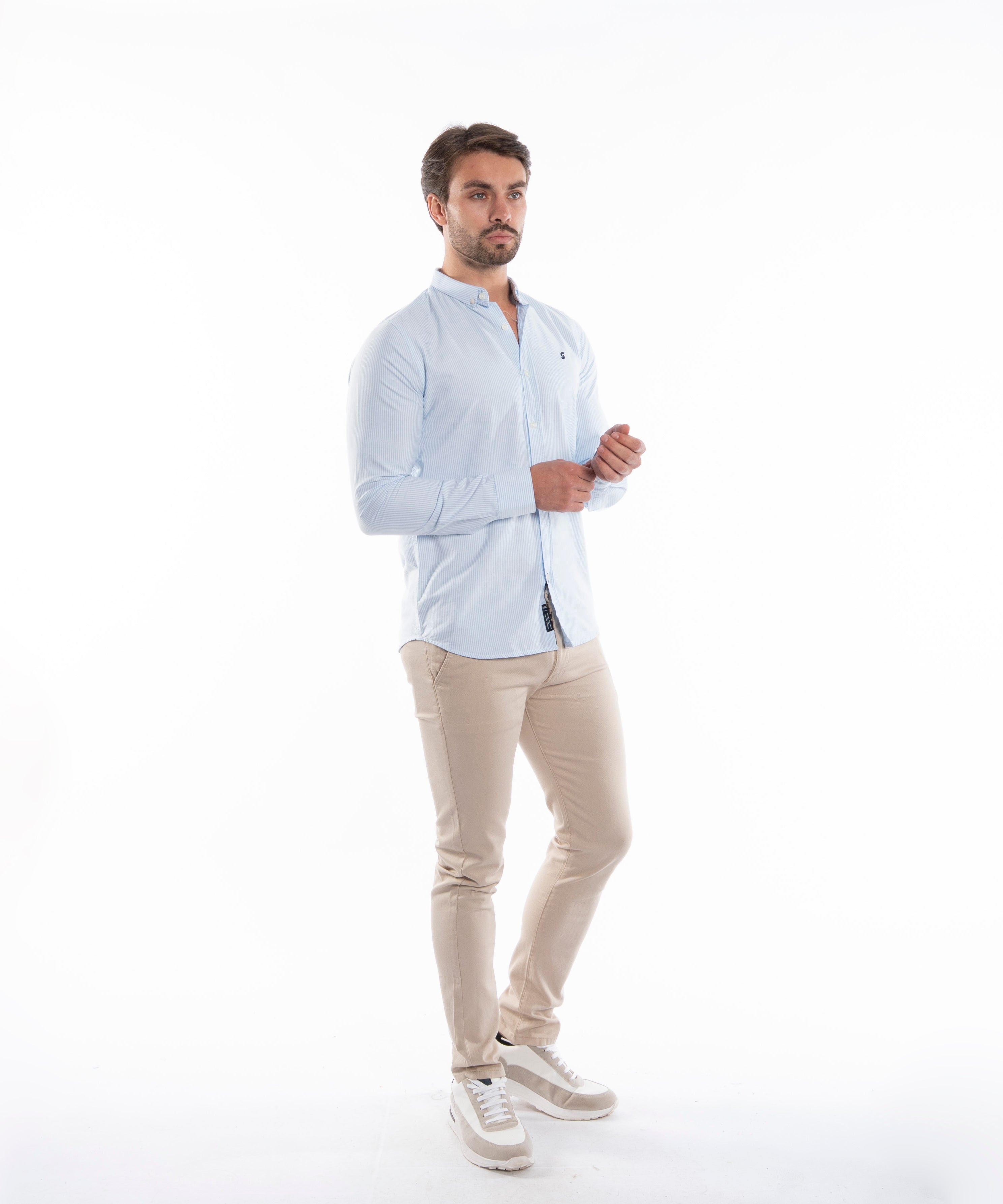 Long Sleeve Shirt - Men - Plain