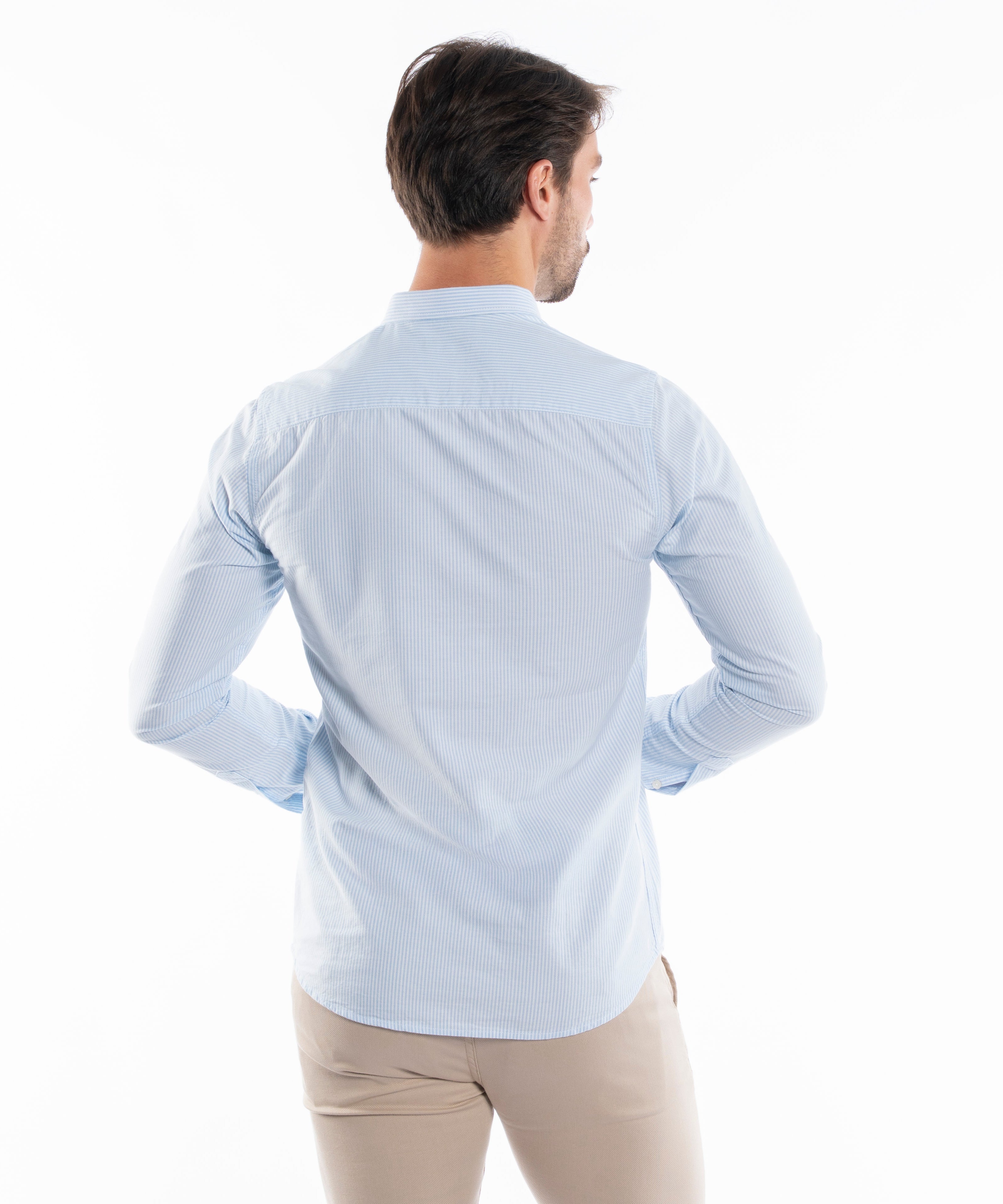 Long Sleeve Shirt - Men - Plain