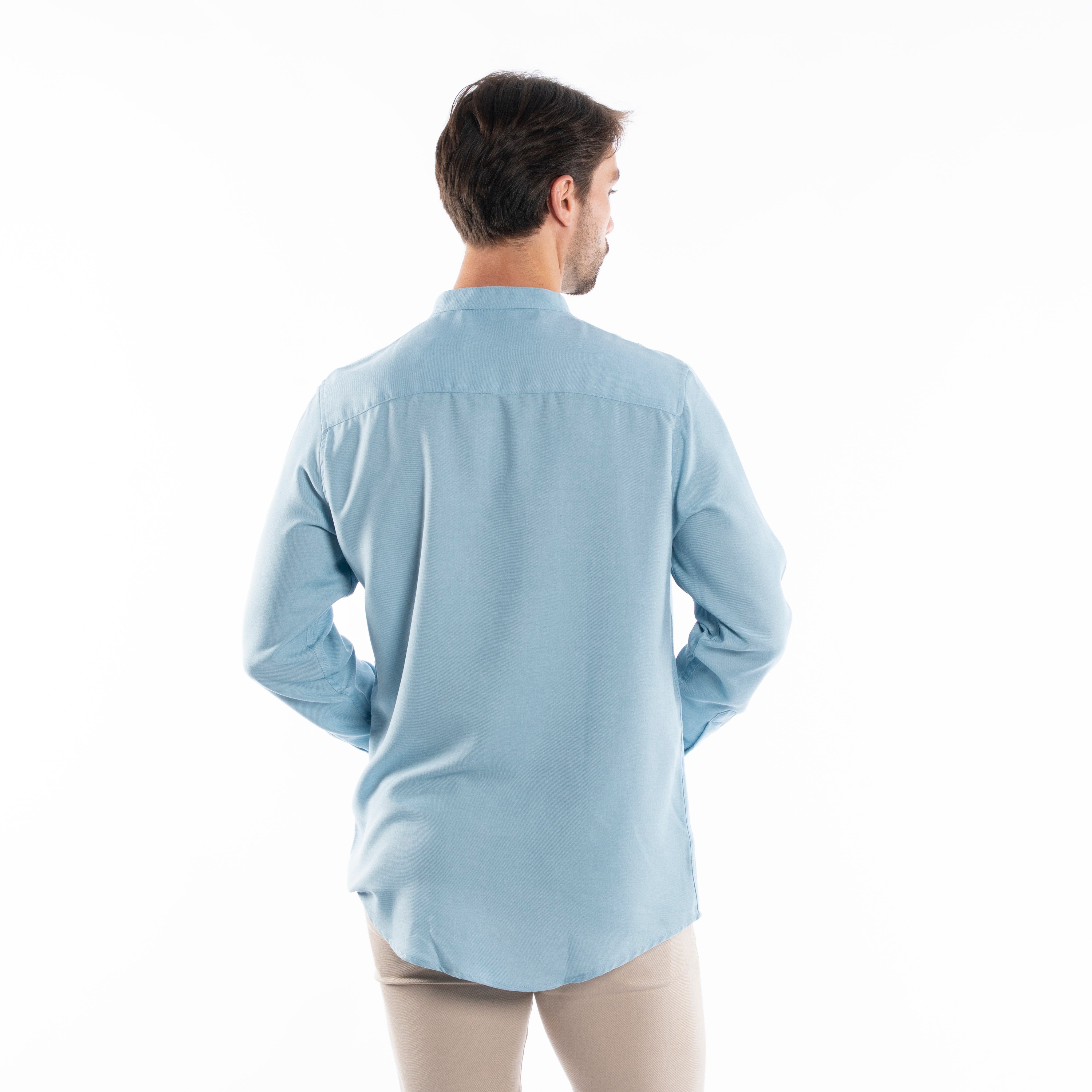 Long Sleeve Shirt - Men - Plain