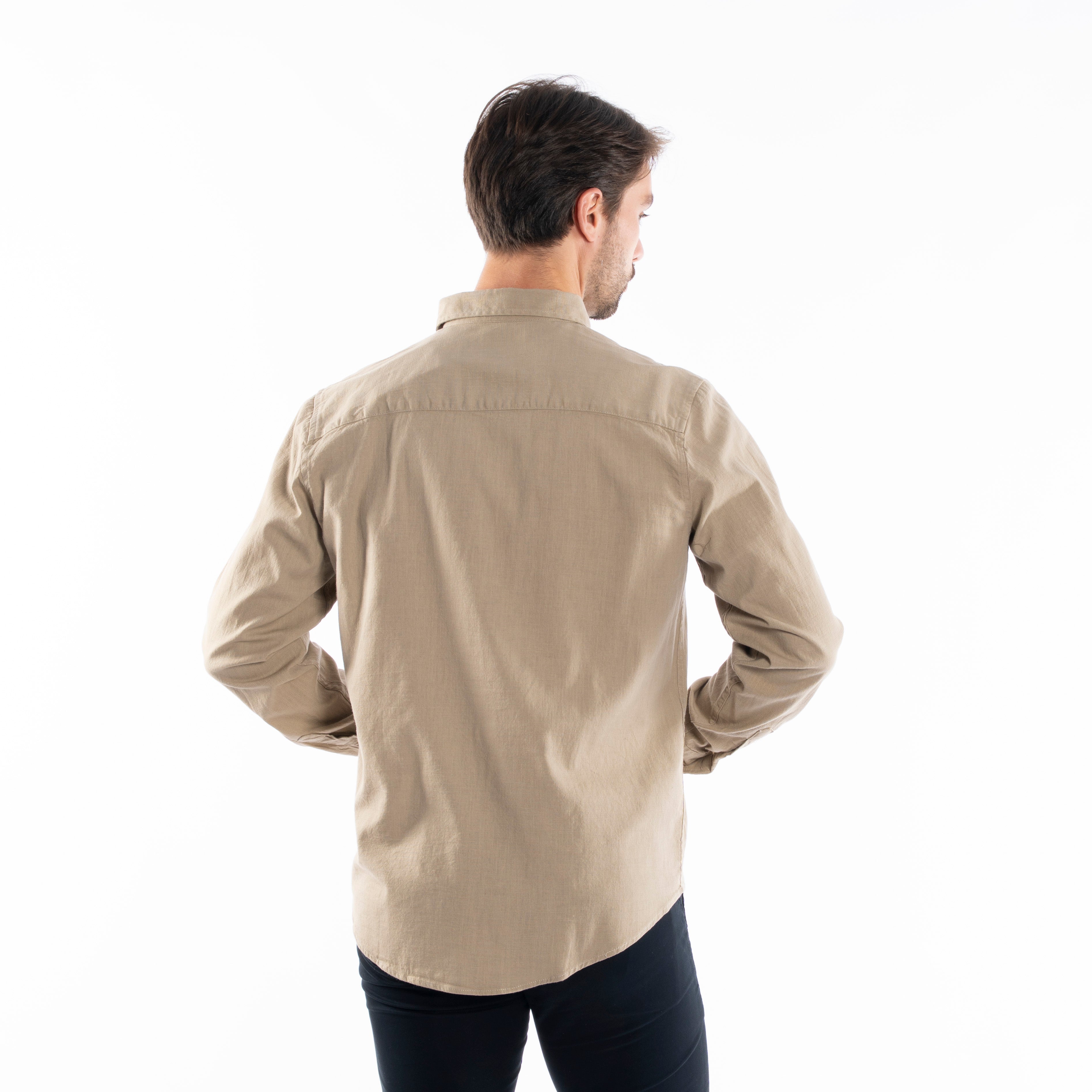 Long Sleeve Shirt - Men - Plain