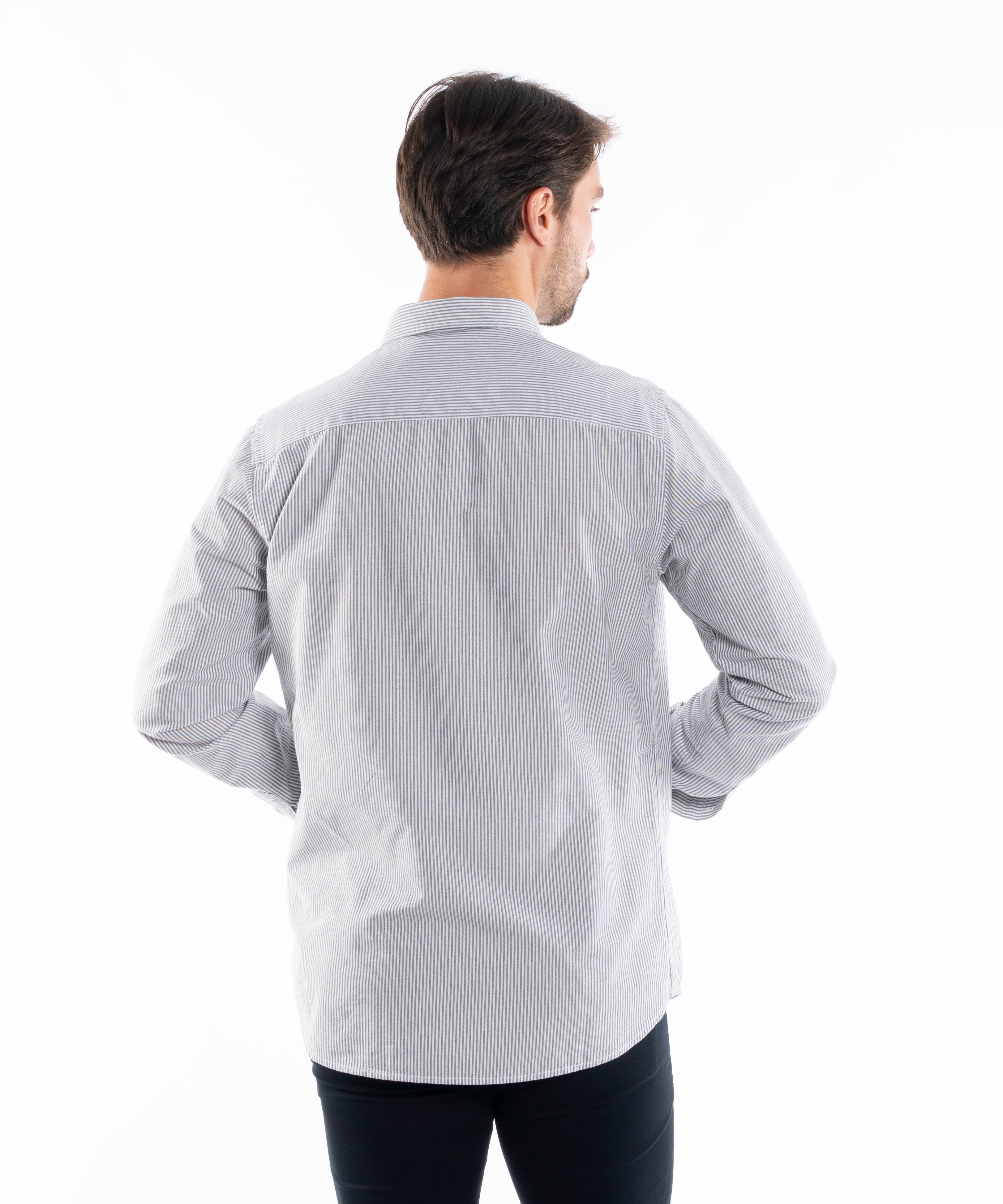 Long Sleeve Shirt - Men - Plain