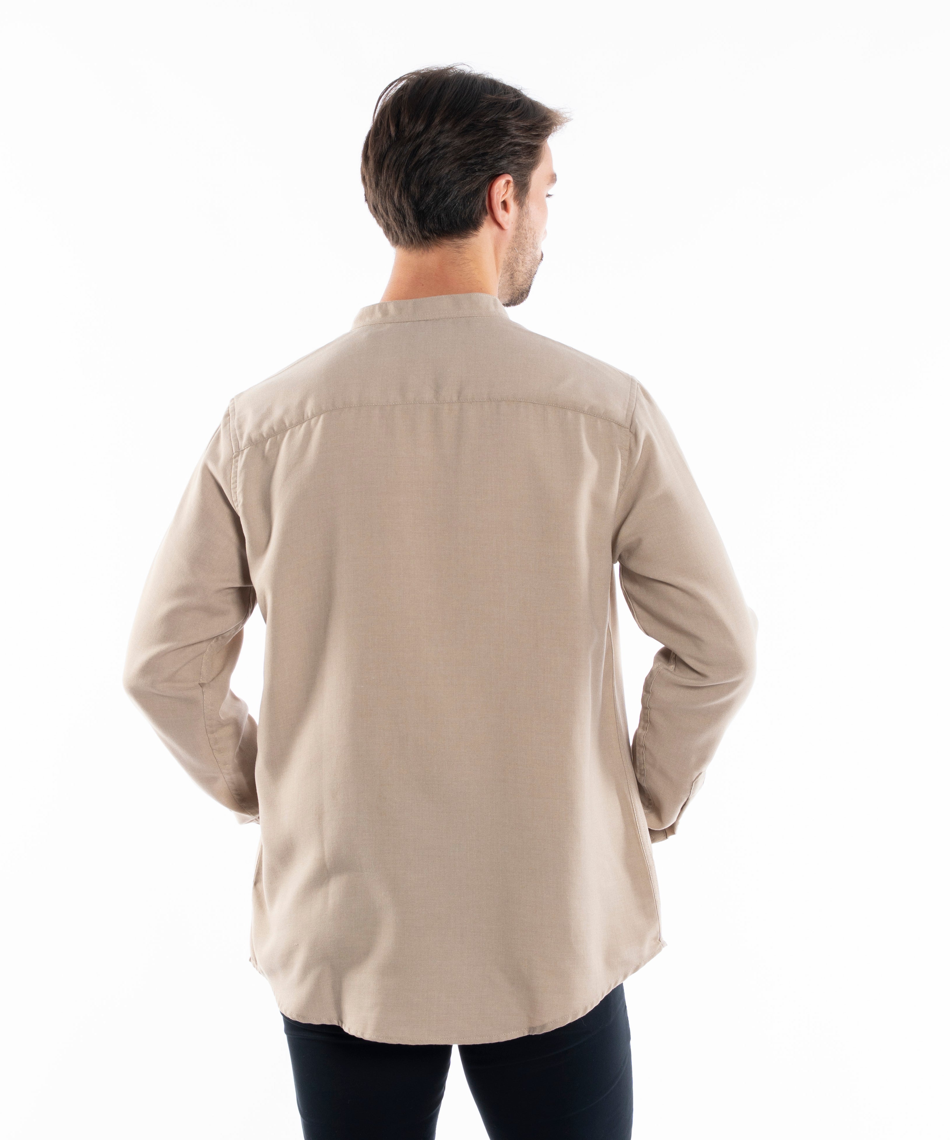 Long Sleeve Shirt - Men - Plain