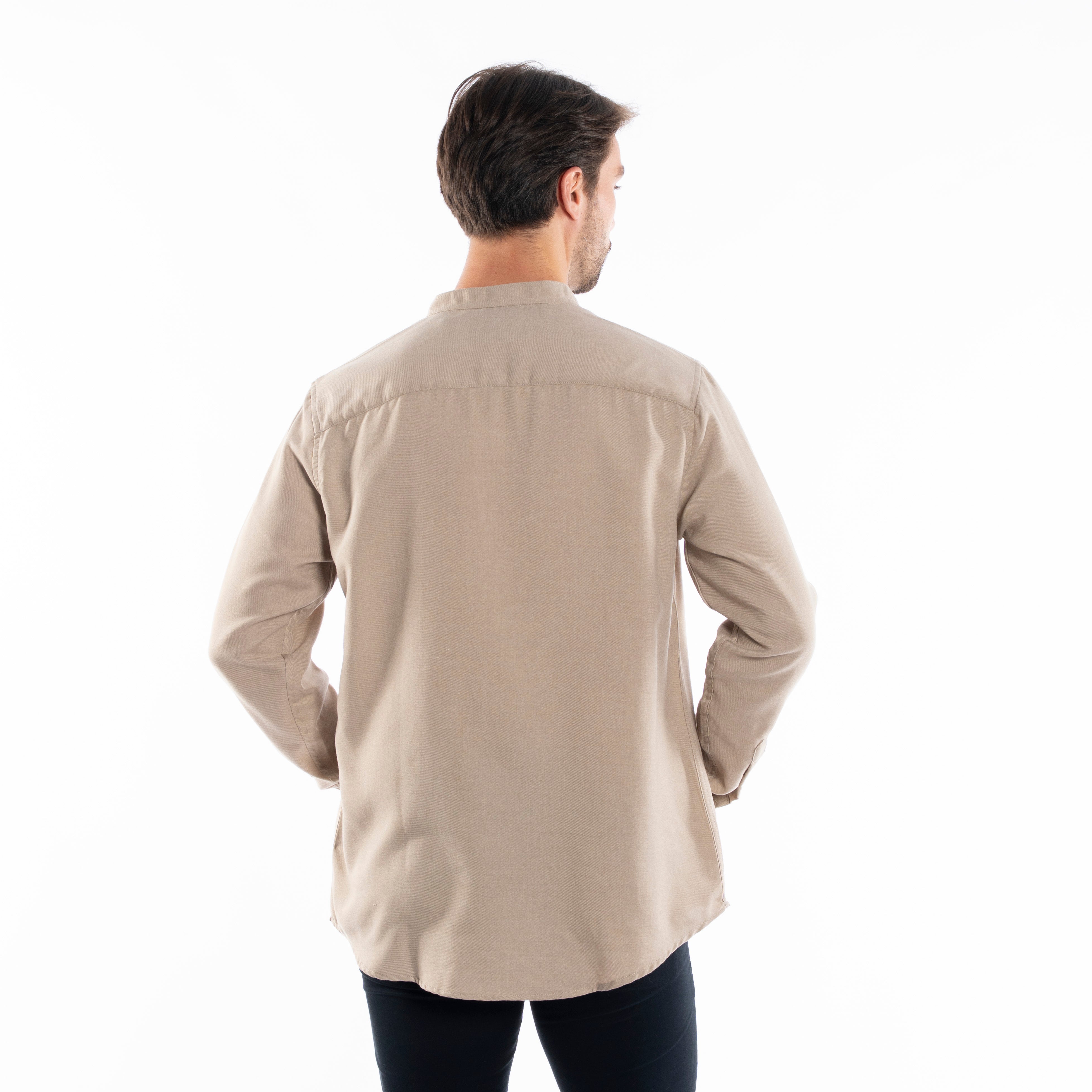 Long Sleeve Shirt - Men - Plain