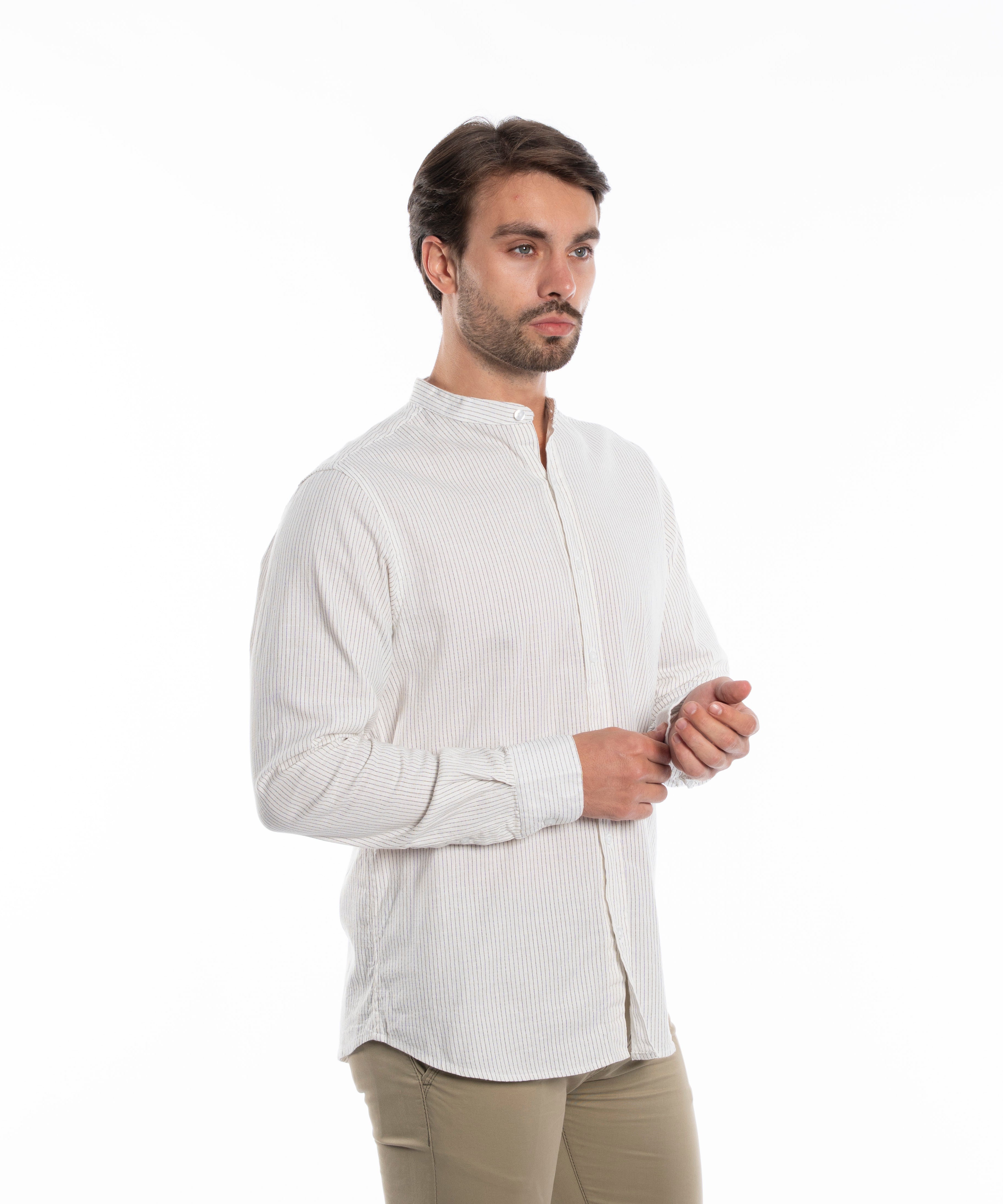 Long Sleeve Shirt - Men - Plain