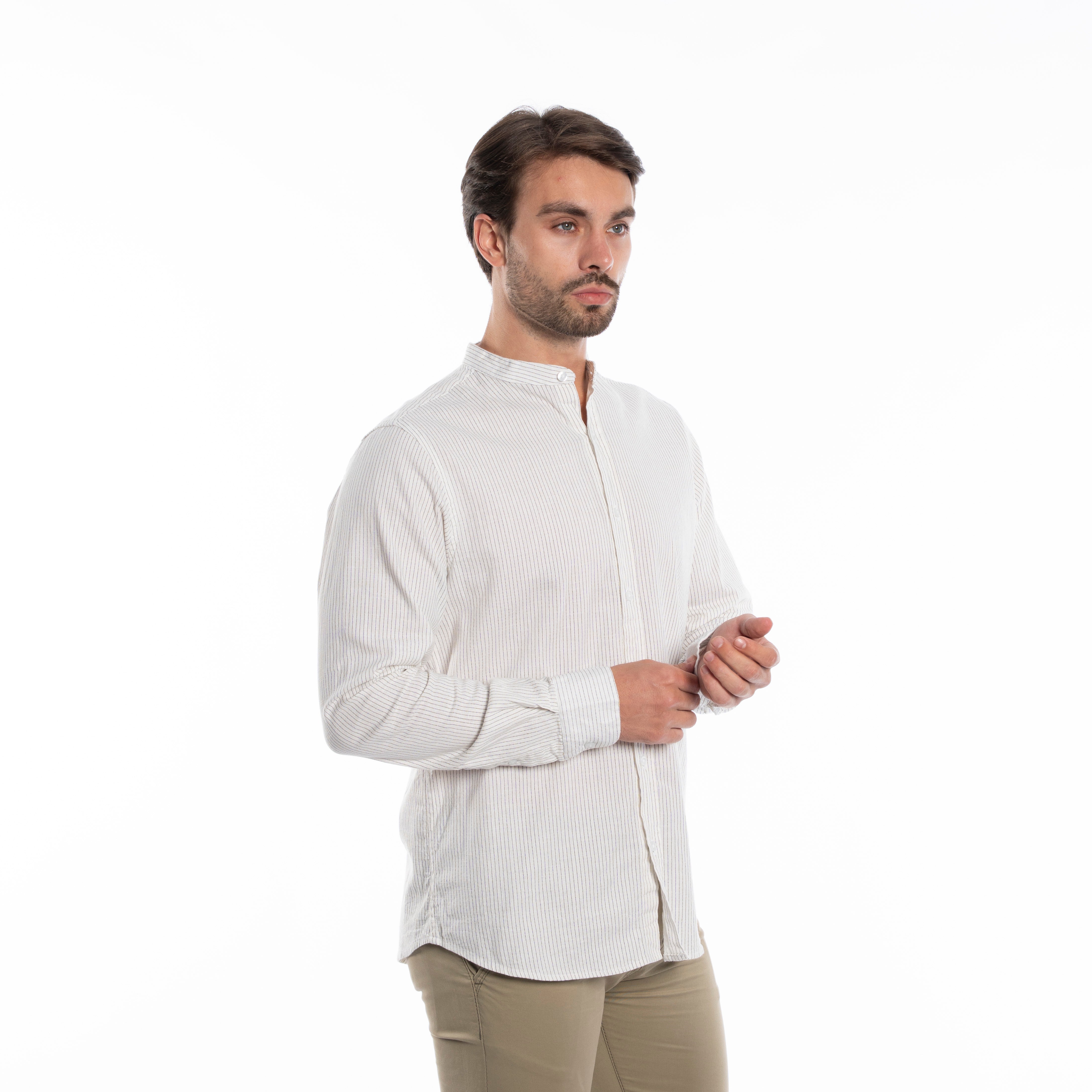 Long Sleeve Shirt - Men - Plain
