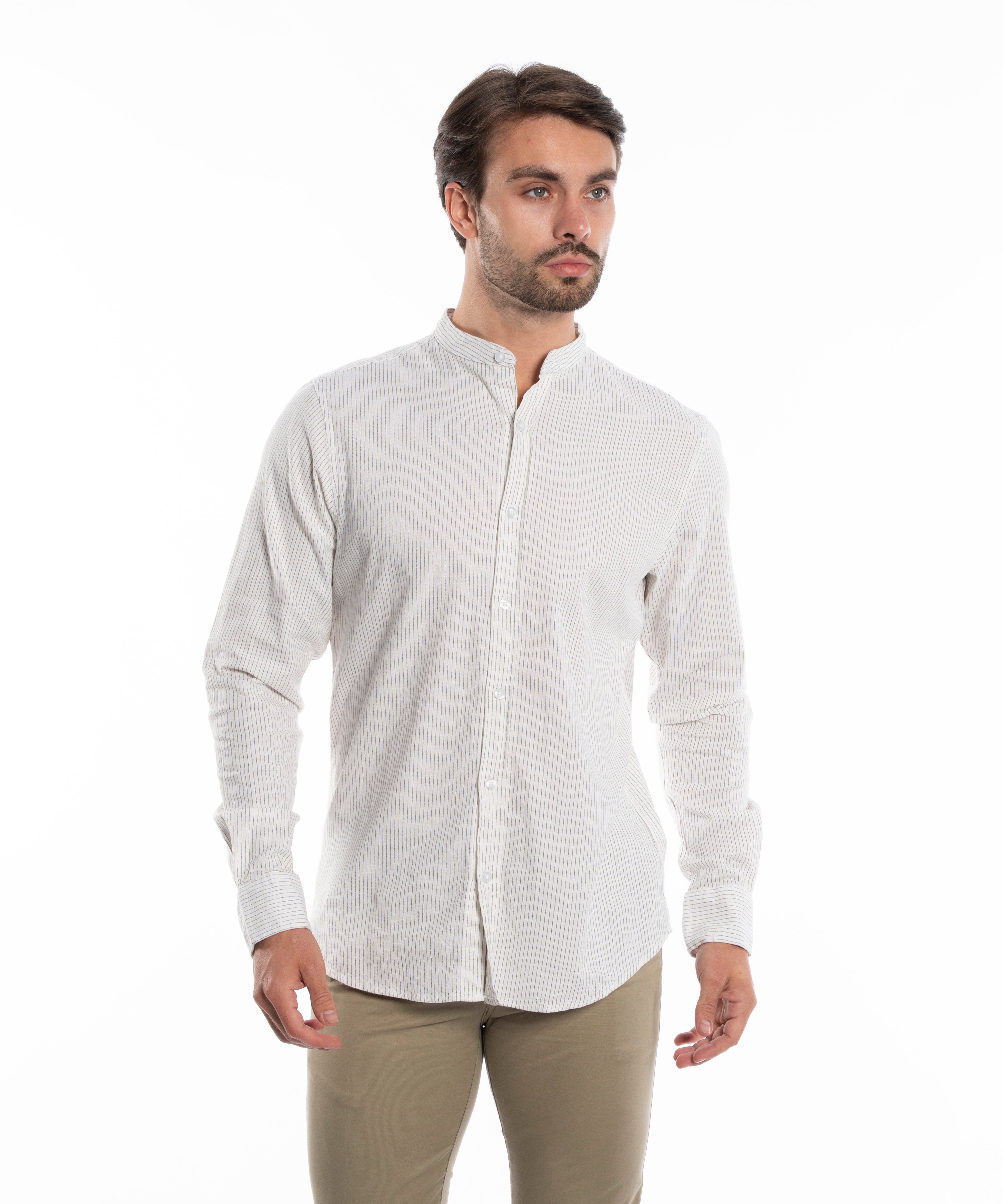 Long Sleeve Shirt - Men - Plain