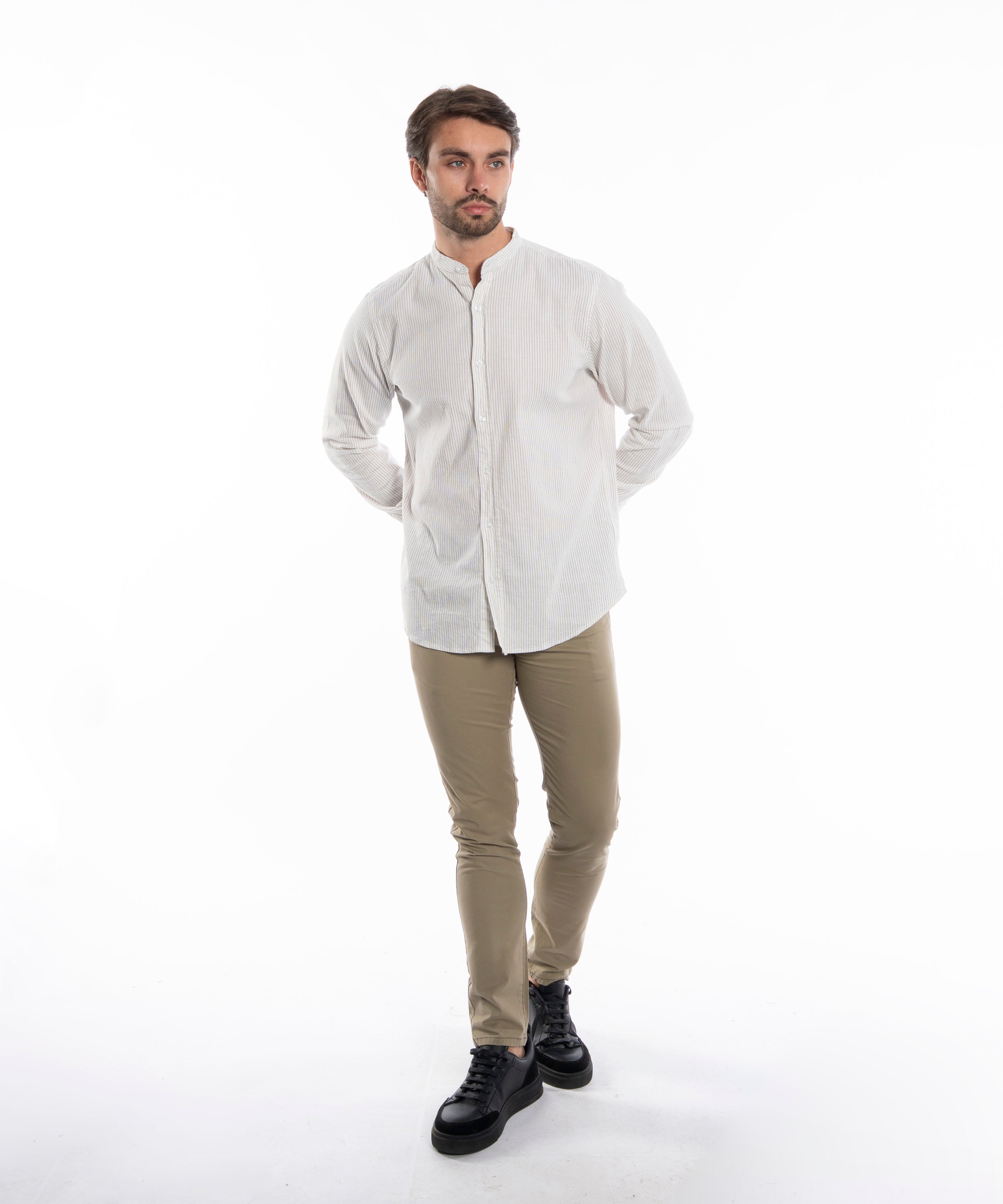 Long Sleeve Shirt - Men - Plain