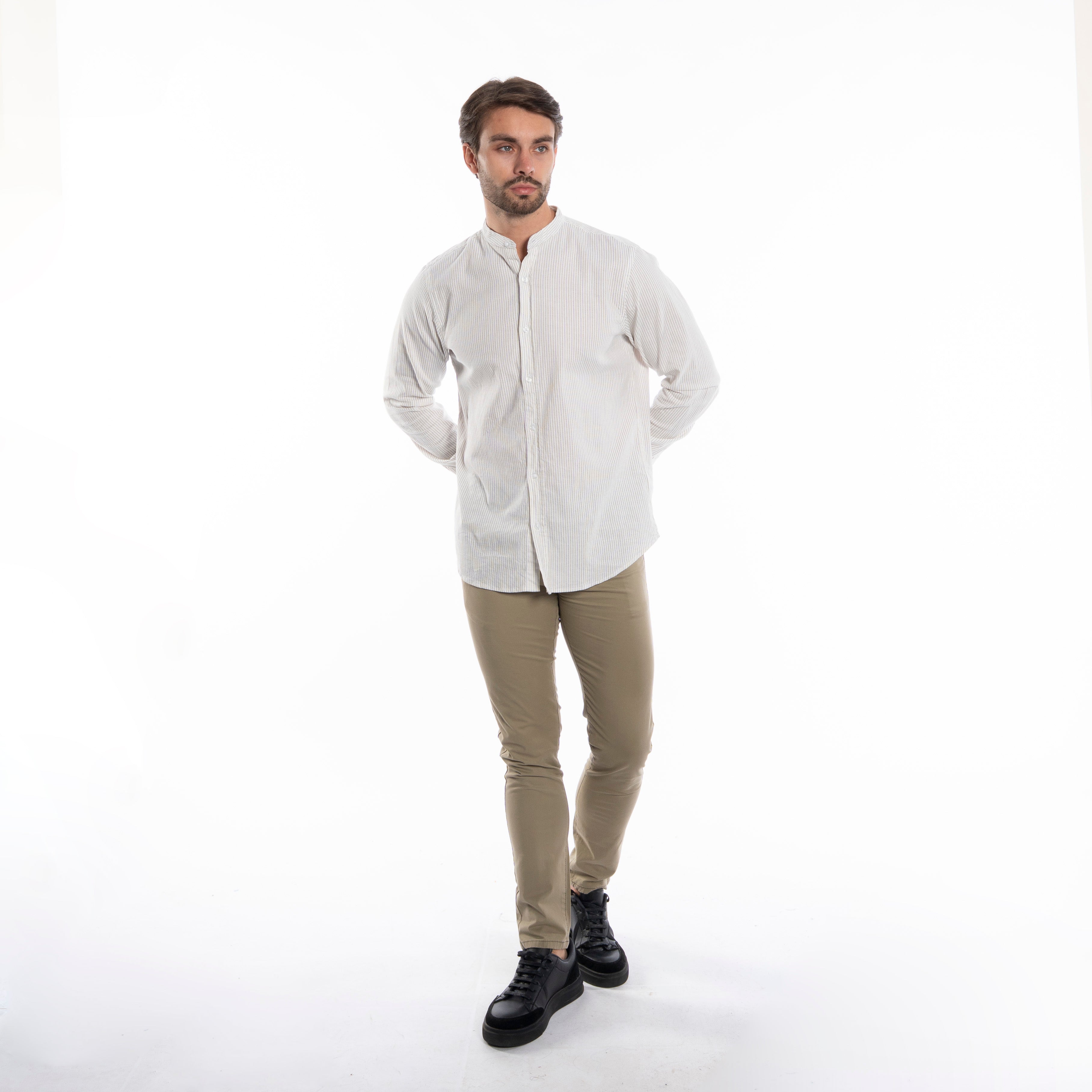 Long Sleeve Shirt - Men - Plain