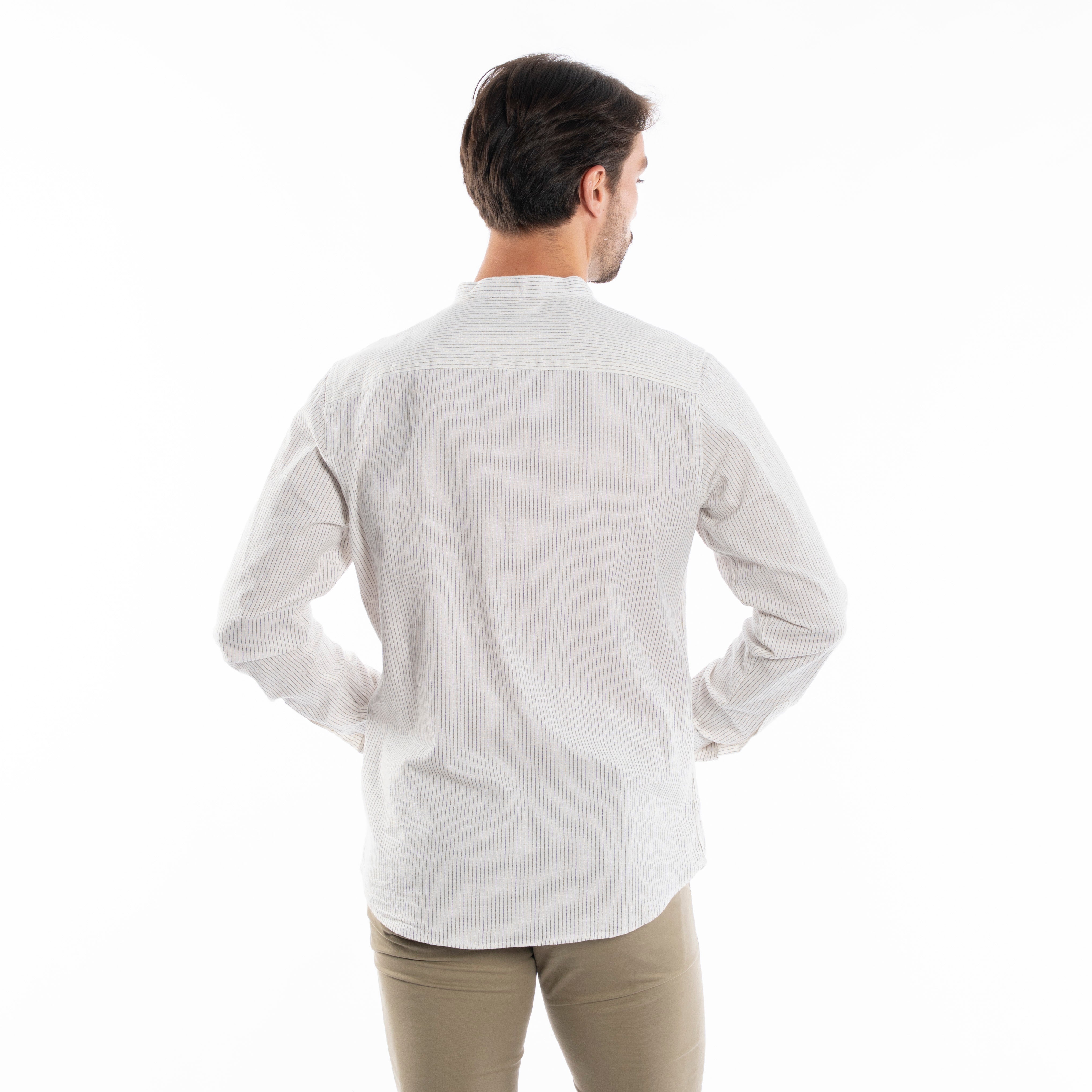 Long Sleeve Shirt - Men - Plain