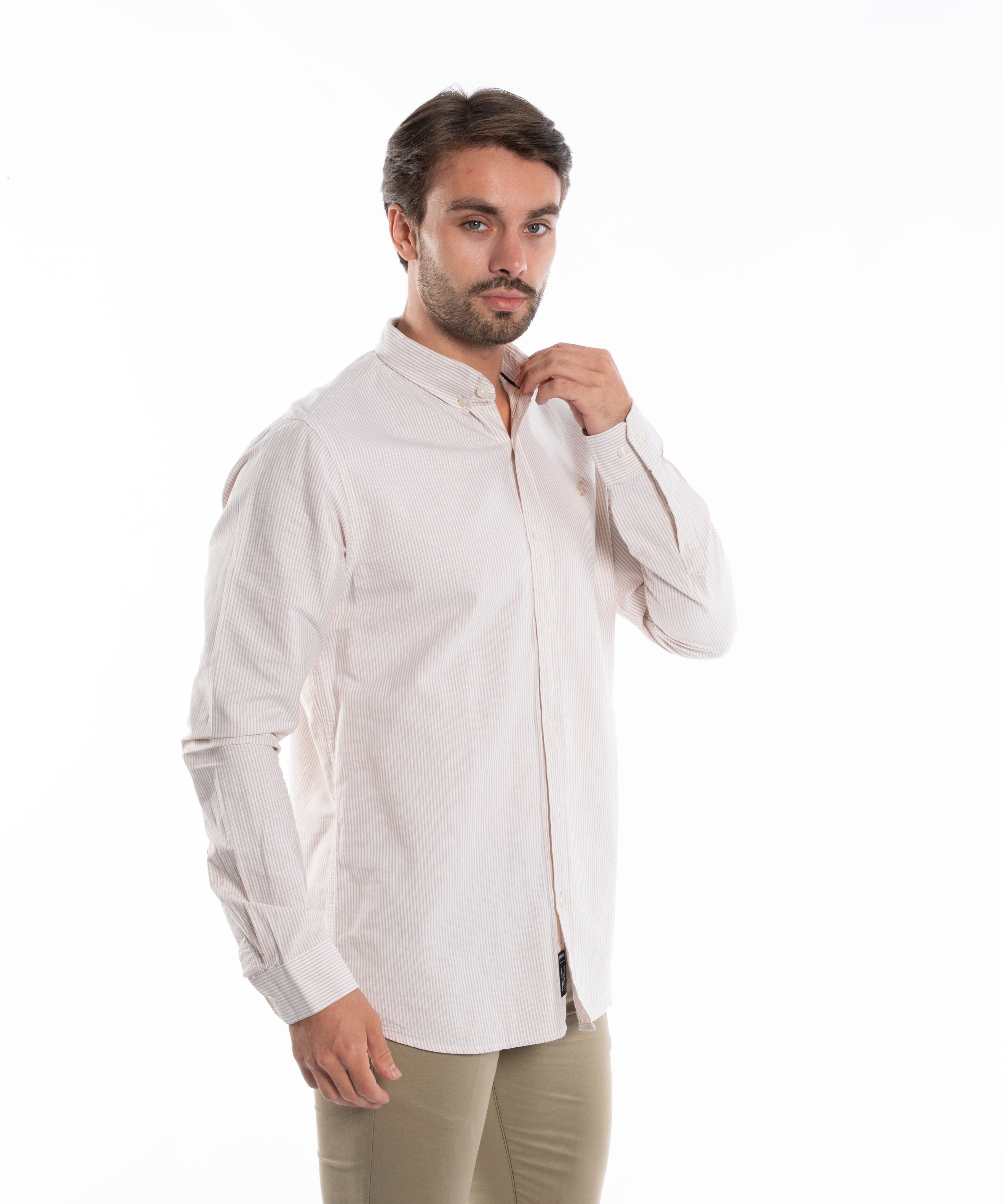 Long Sleeve Shirt - Men - Plain