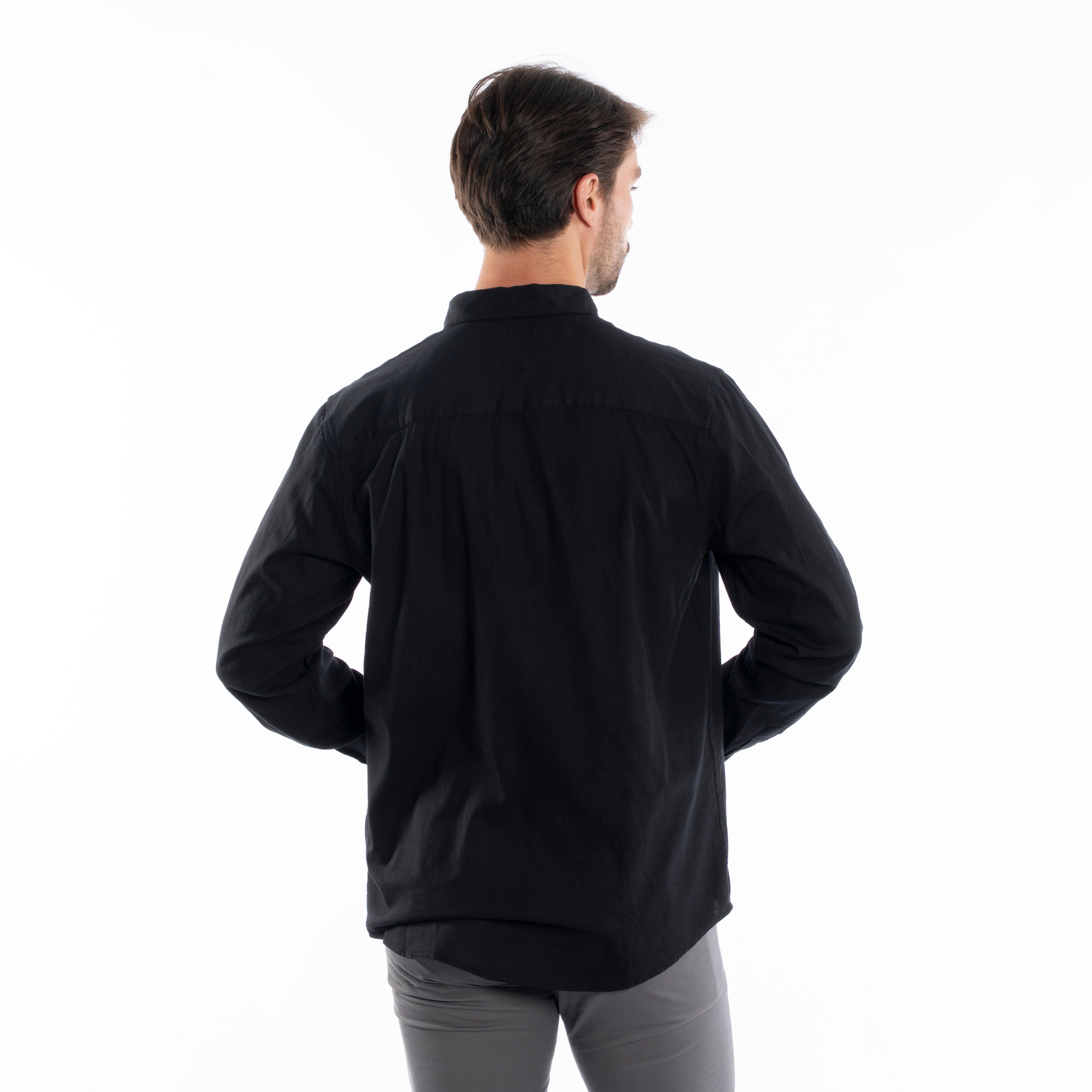 Long Sleeve Shirt - Men - Plain