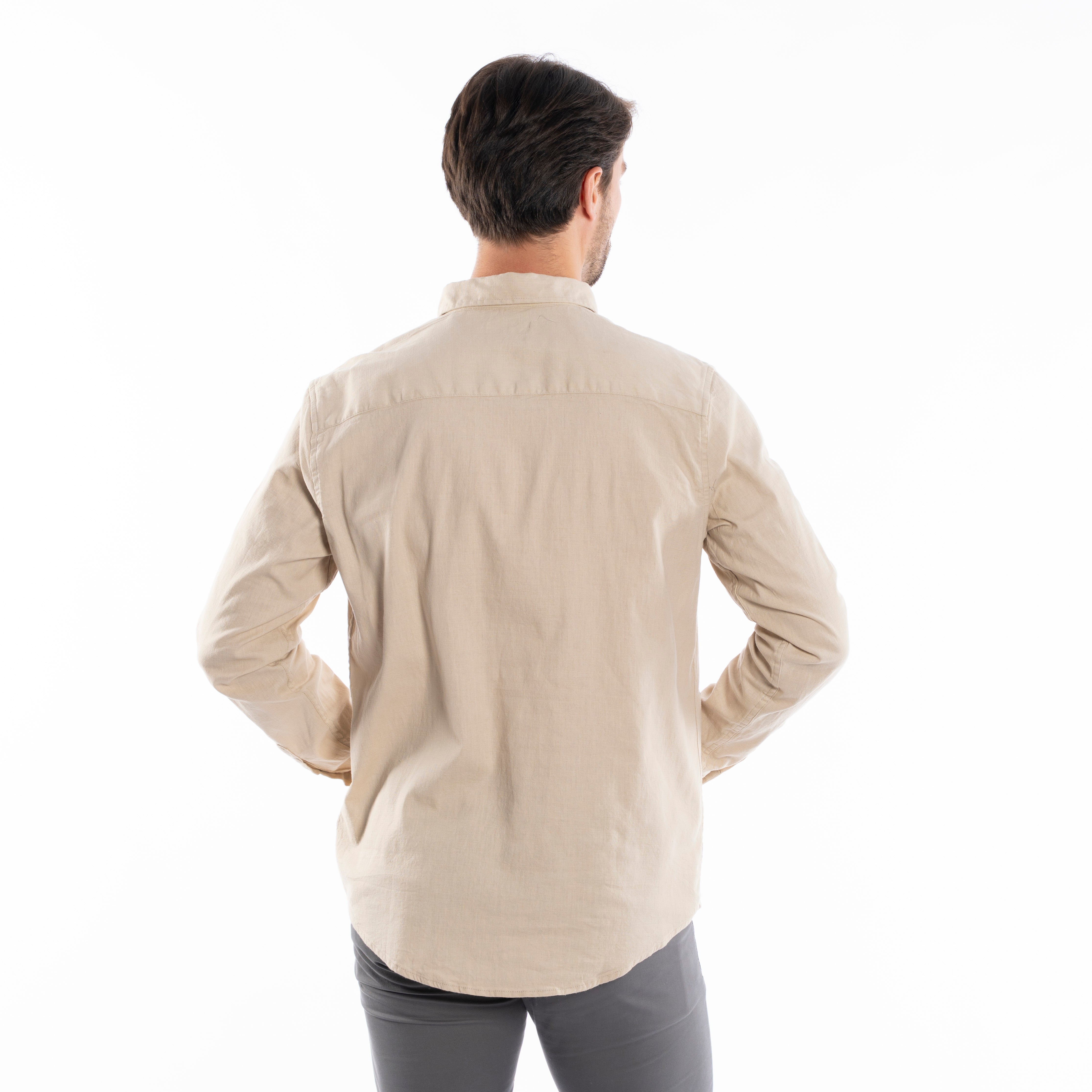 Long Sleeve Shirt - Men - Plain