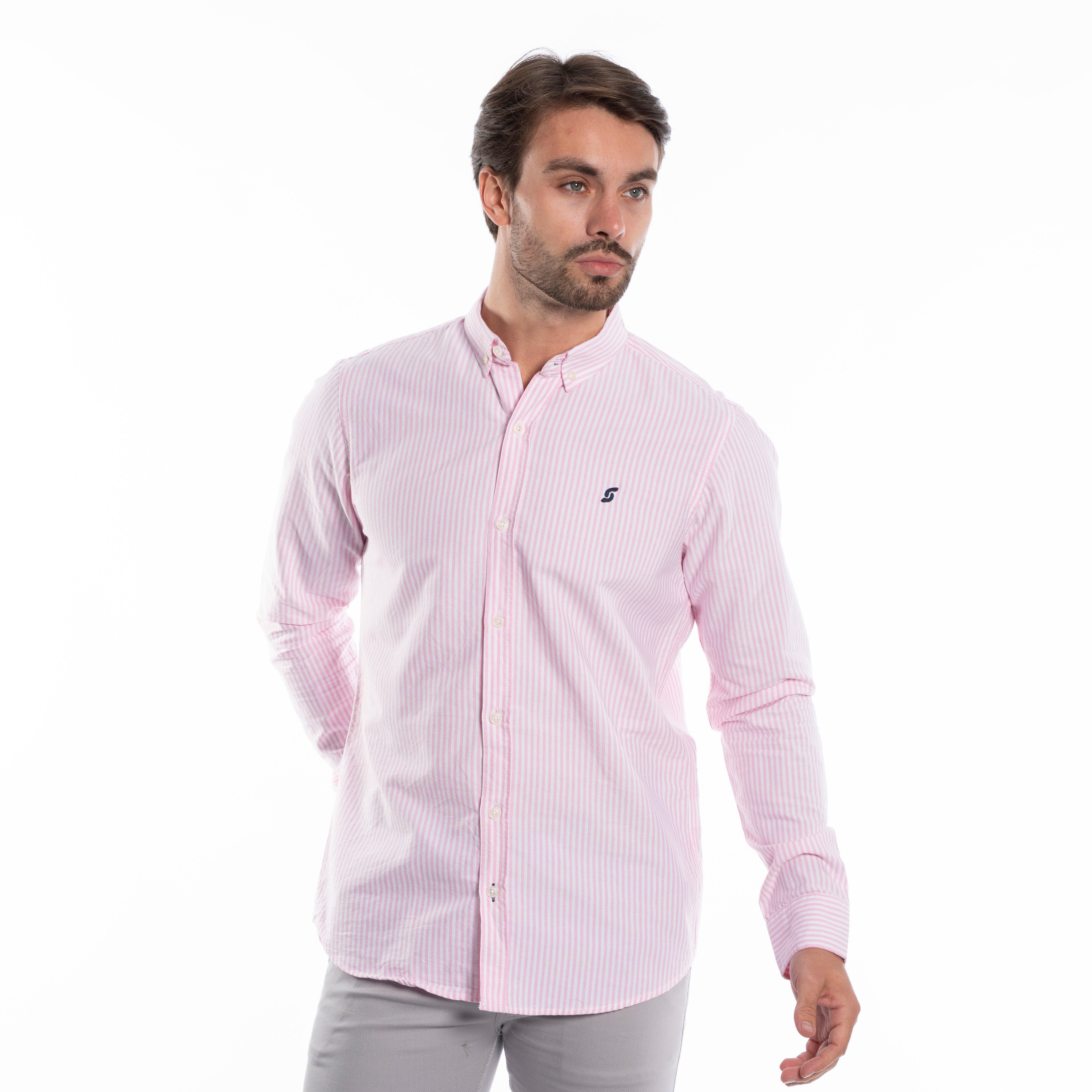 Long Sleeve Shirt - Men - Striped