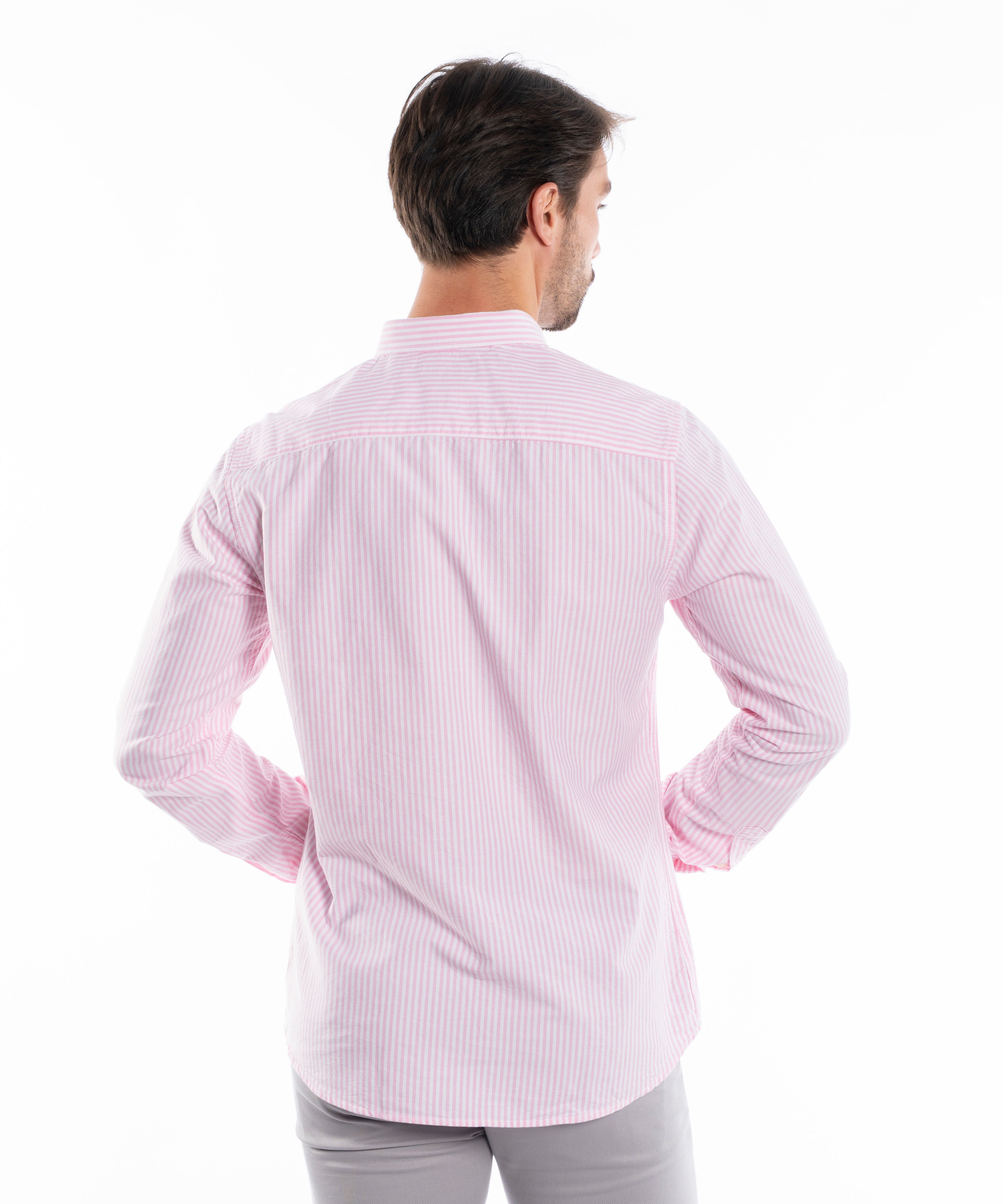 Long Sleeve Shirt - Men - Striped