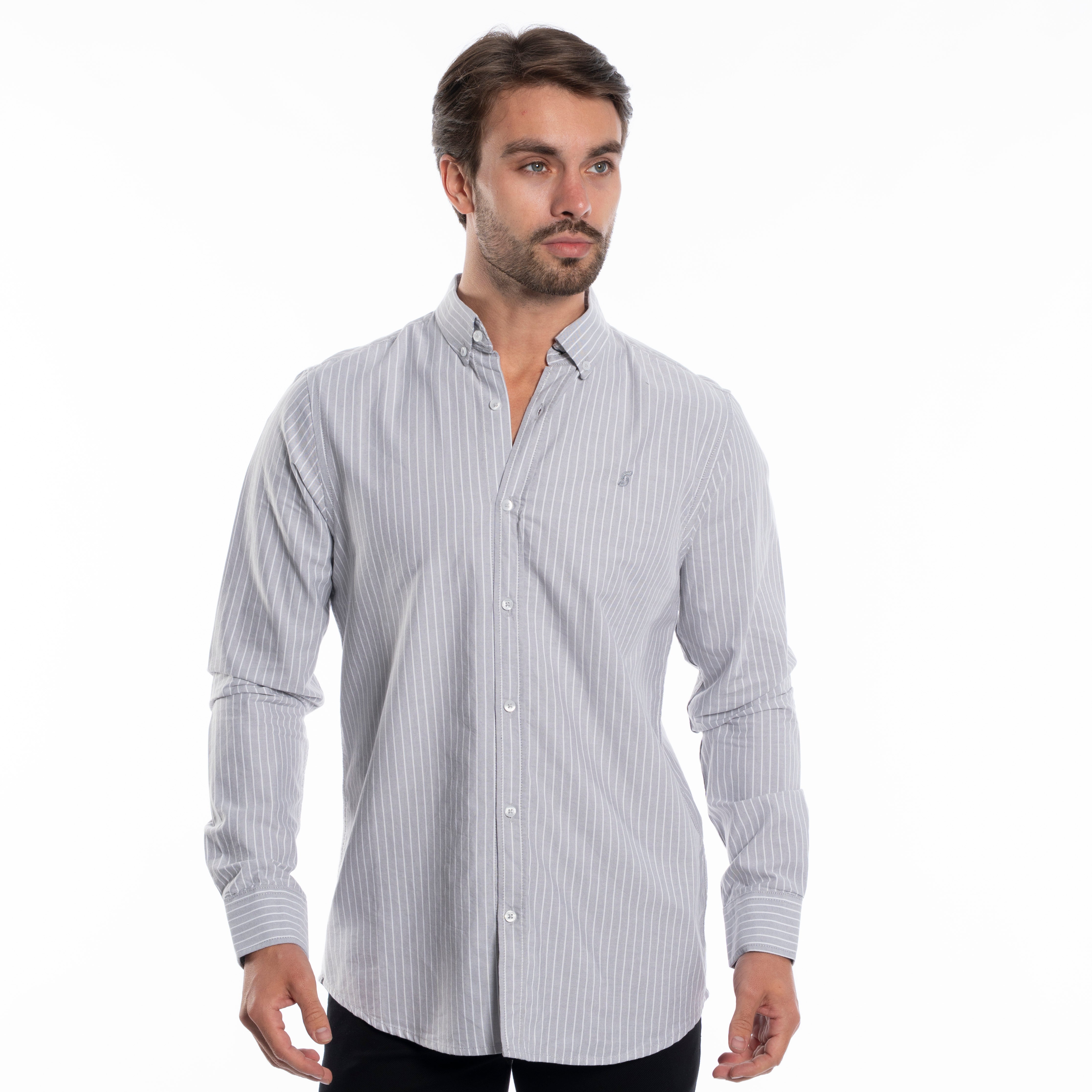 Long Sleeve Shirt - Men - Striped