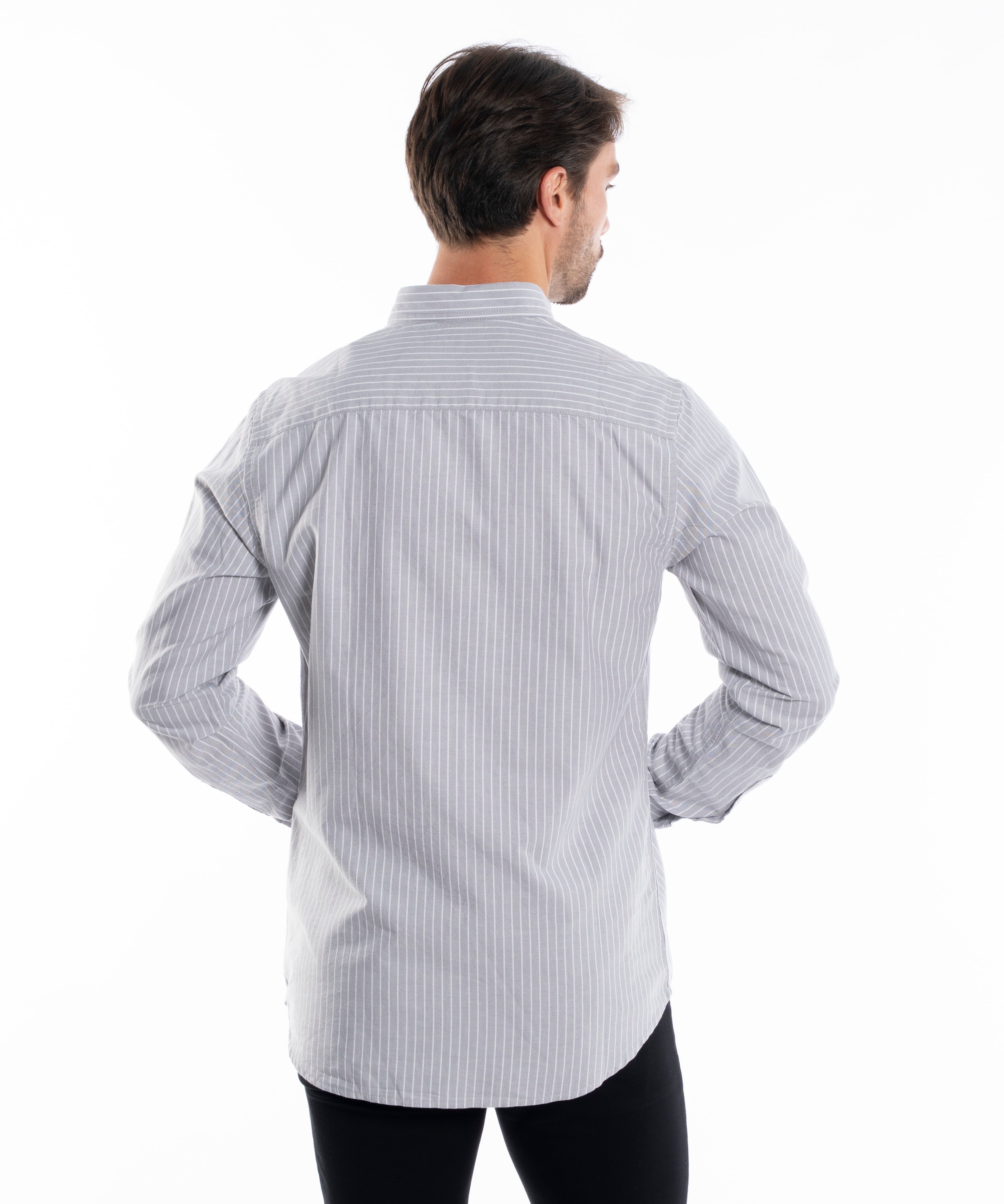 Long Sleeve Shirt - Men - Striped