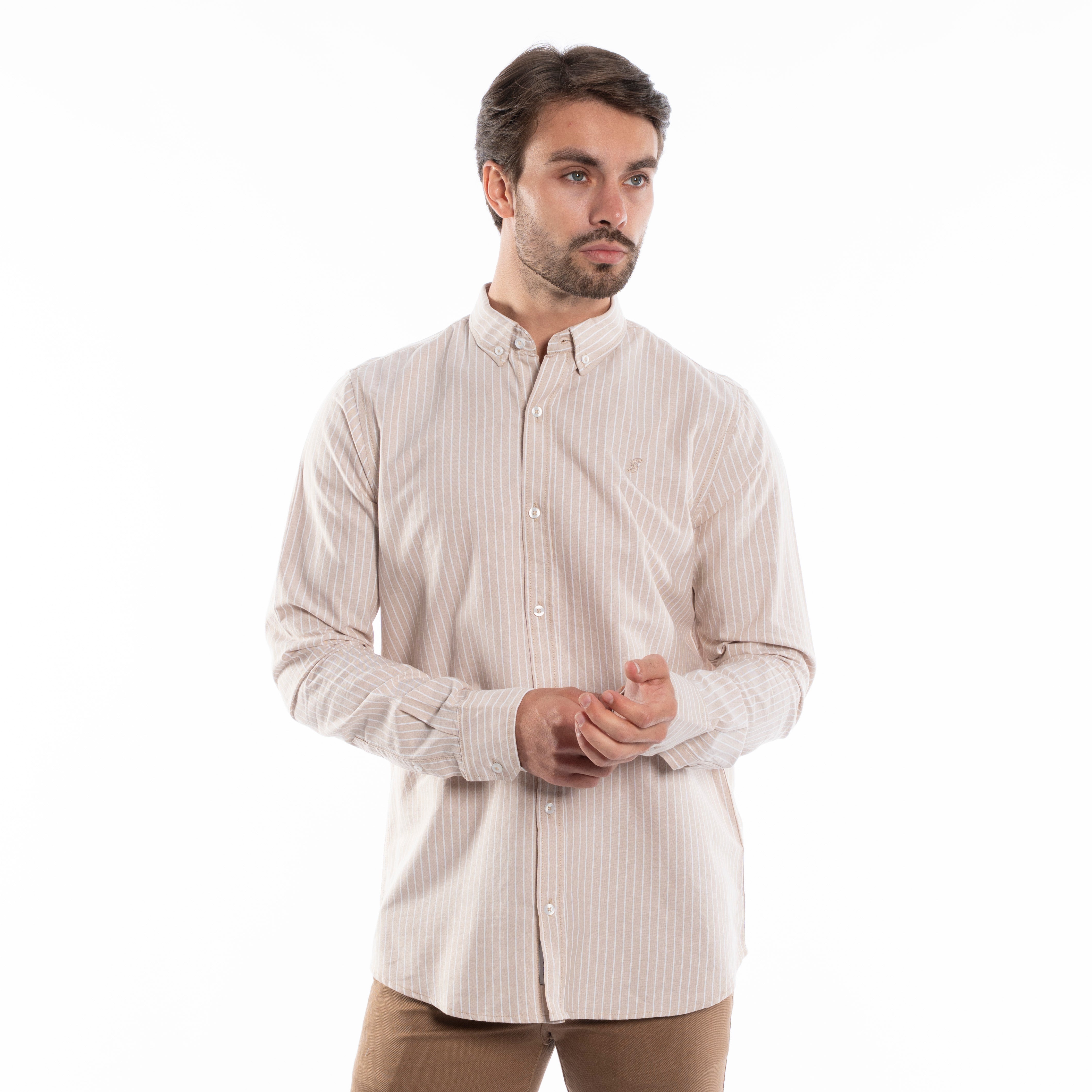 Long Sleeve Shirt - Men - Striped