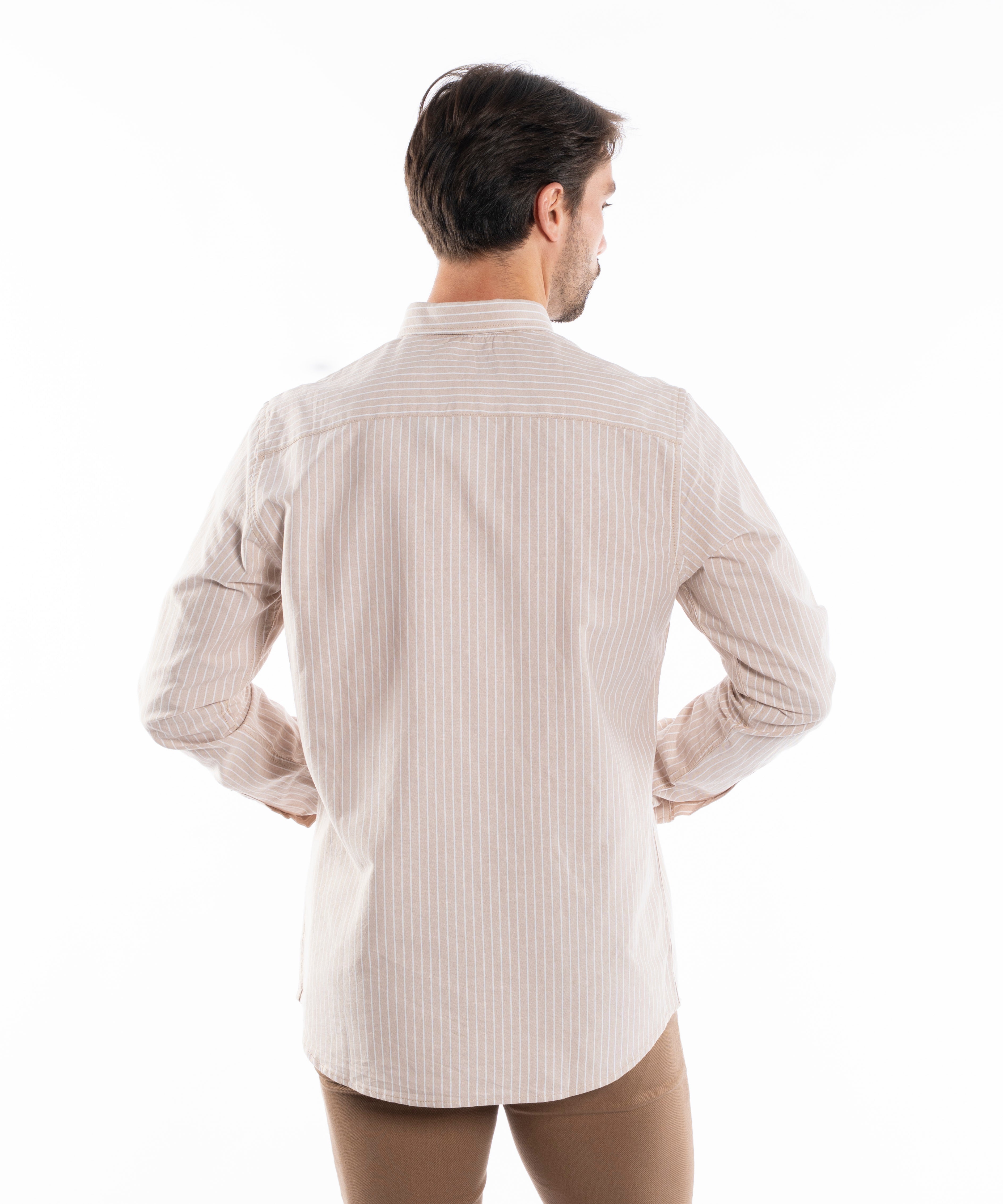 Long Sleeve Shirt - Men - Striped