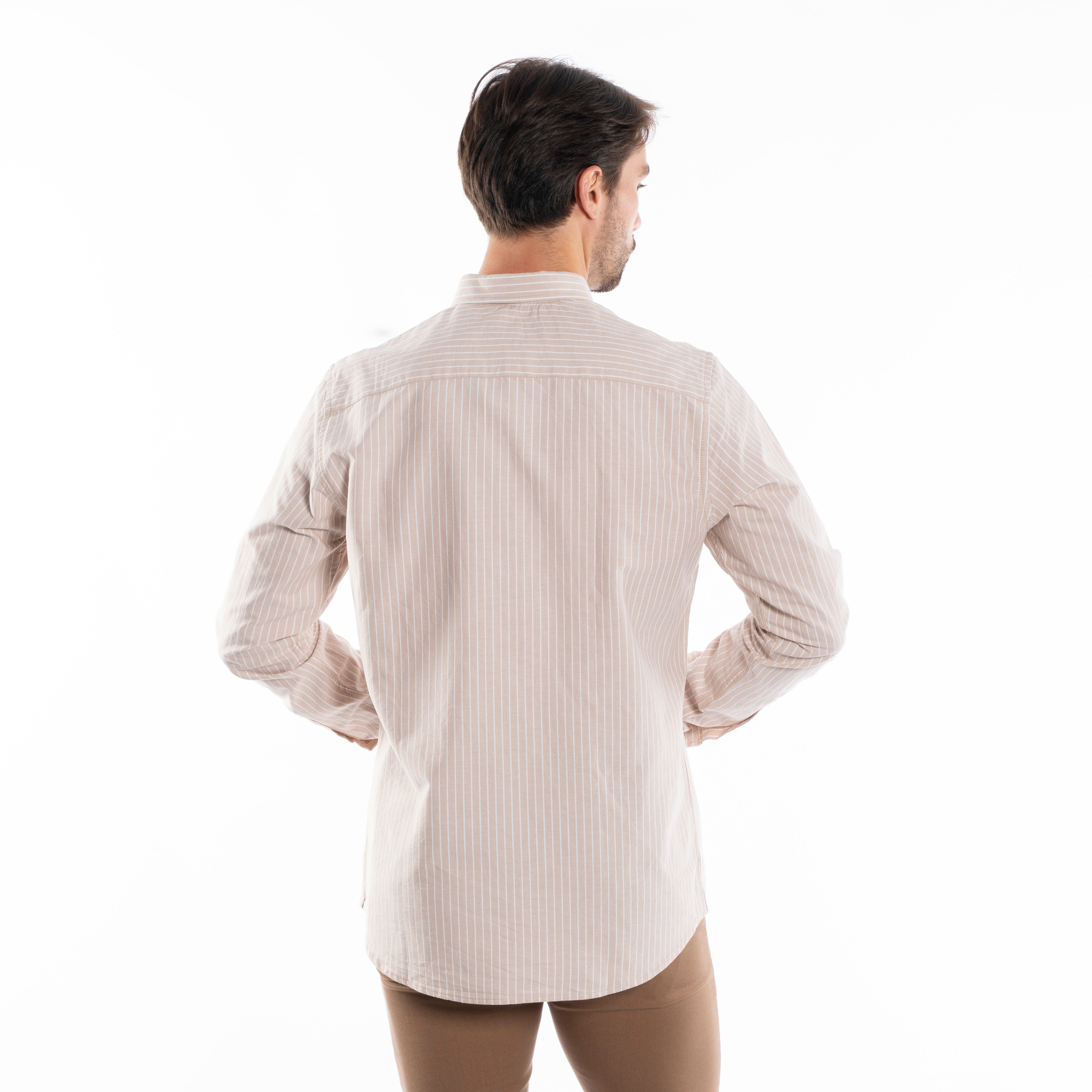 Long Sleeve Shirt - Men - Striped