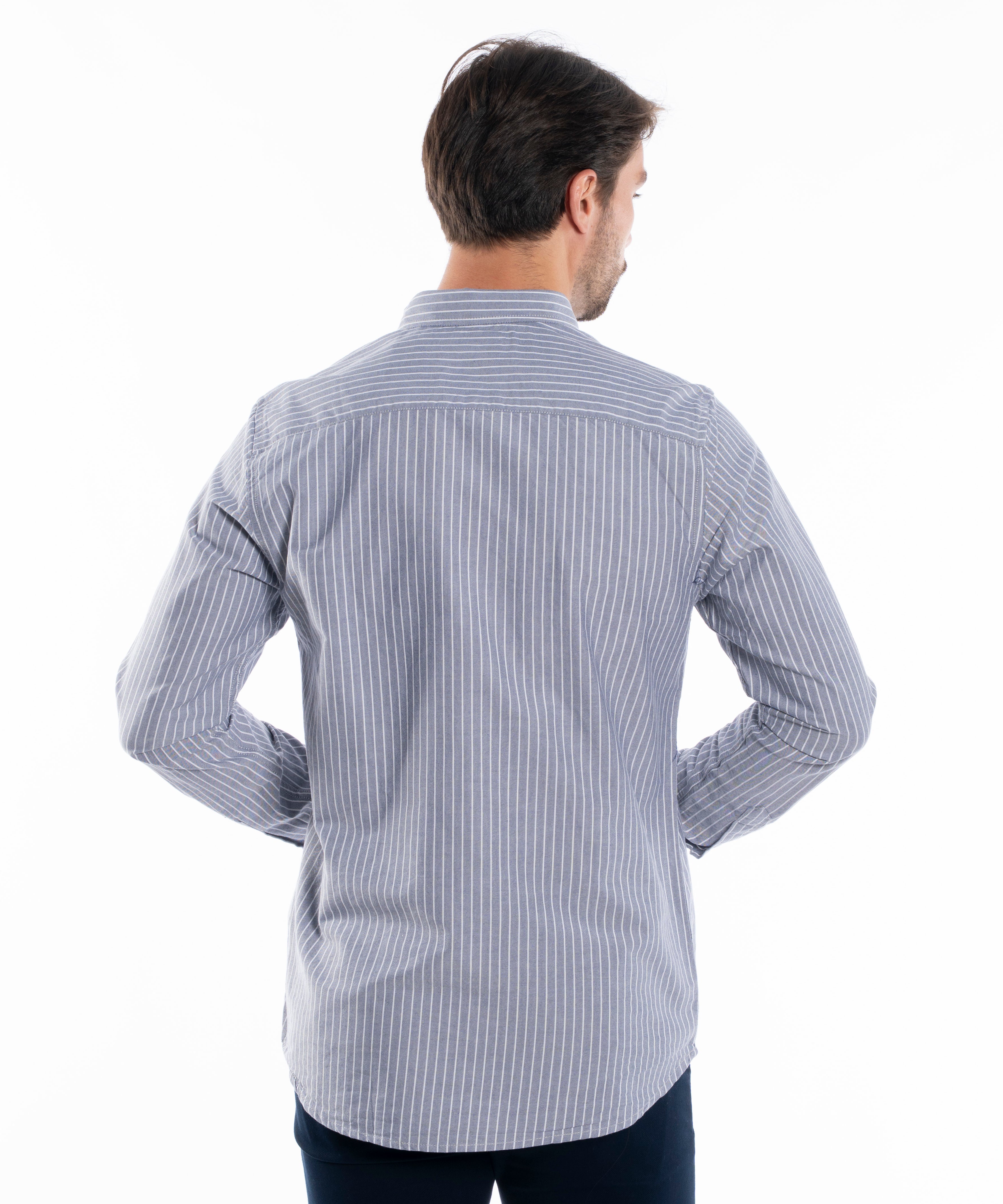 Long Sleeve Shirt - Men - Striped